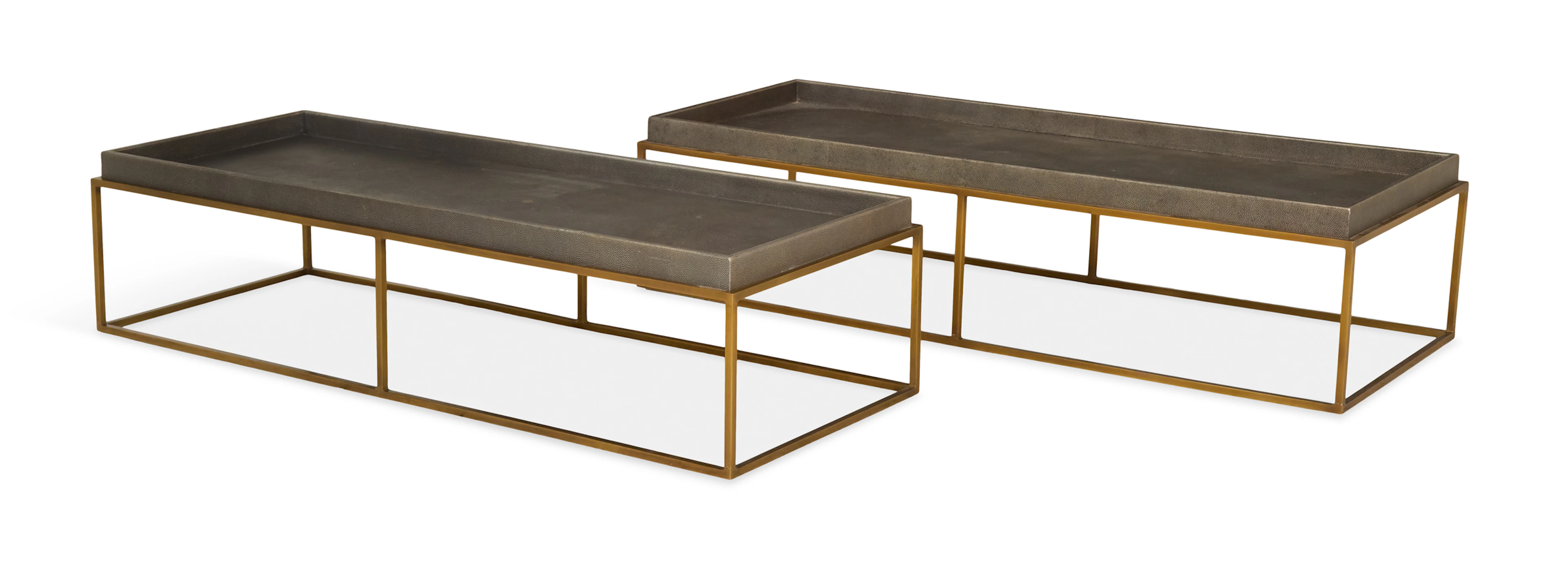 Pair of Restoration Hardware "Hudson" Cocktail Tables