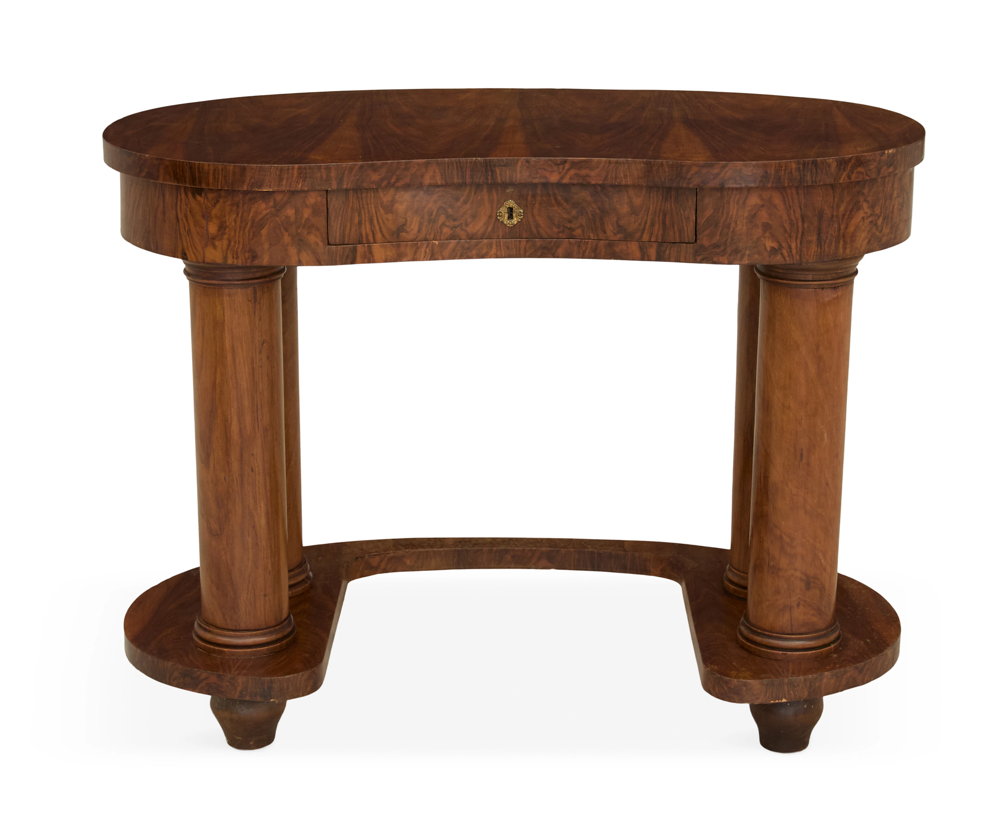 Biedermeier-Style Walnut Desk
