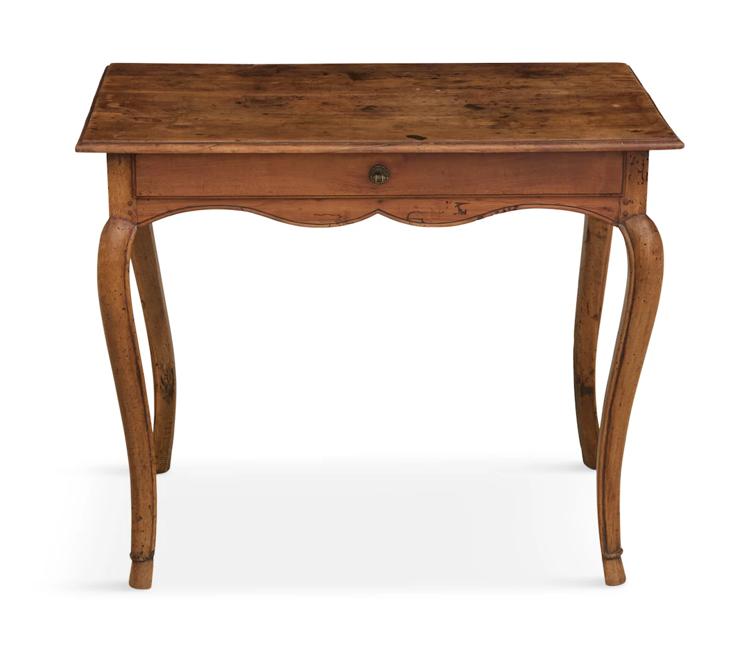 Provincial Louis XV-Style Fruitwood Occasional Table
