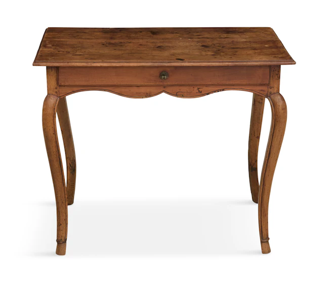 Provincial Louis XV-Style Fruitwood Occasional Table