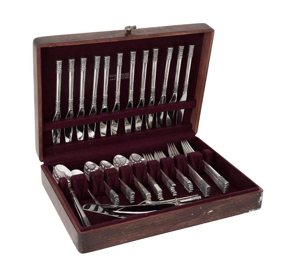 Wallace "Aegean Weave" Sterling Silver Flatware Set
