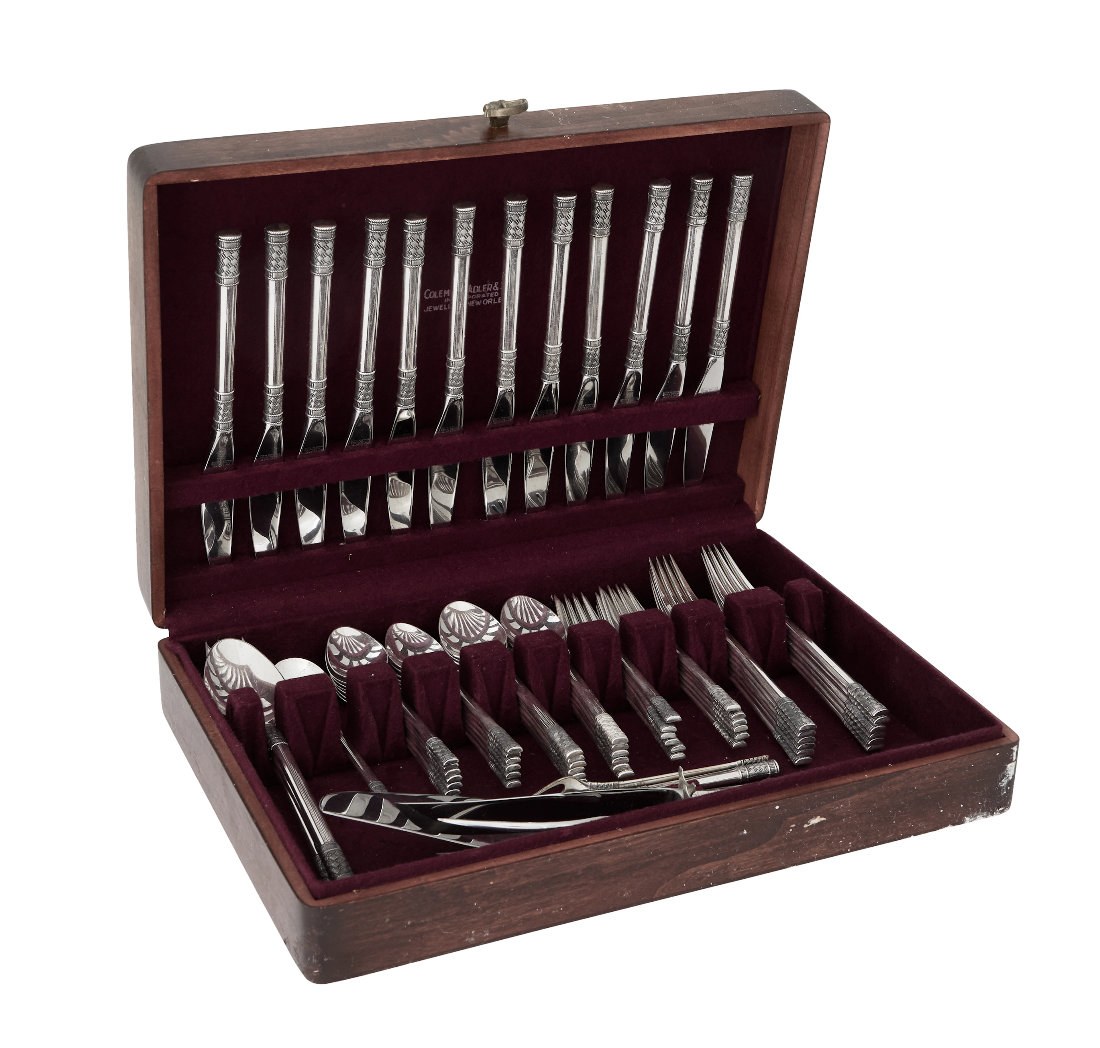 Wallace "Aegean Weave" Sterling Silver Flatware Set