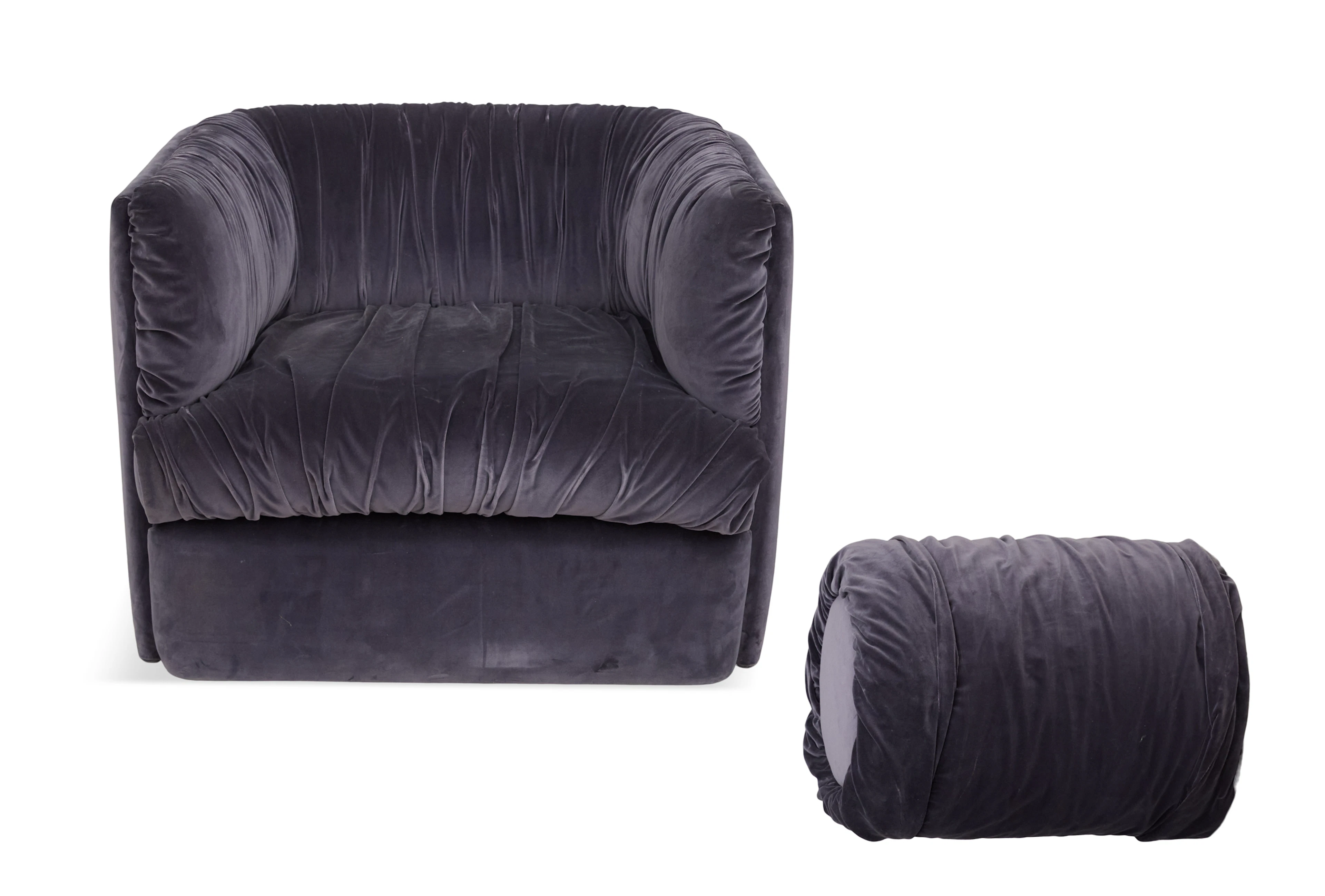 John Saladino for Dunbar Lounge Chair and Ottoman