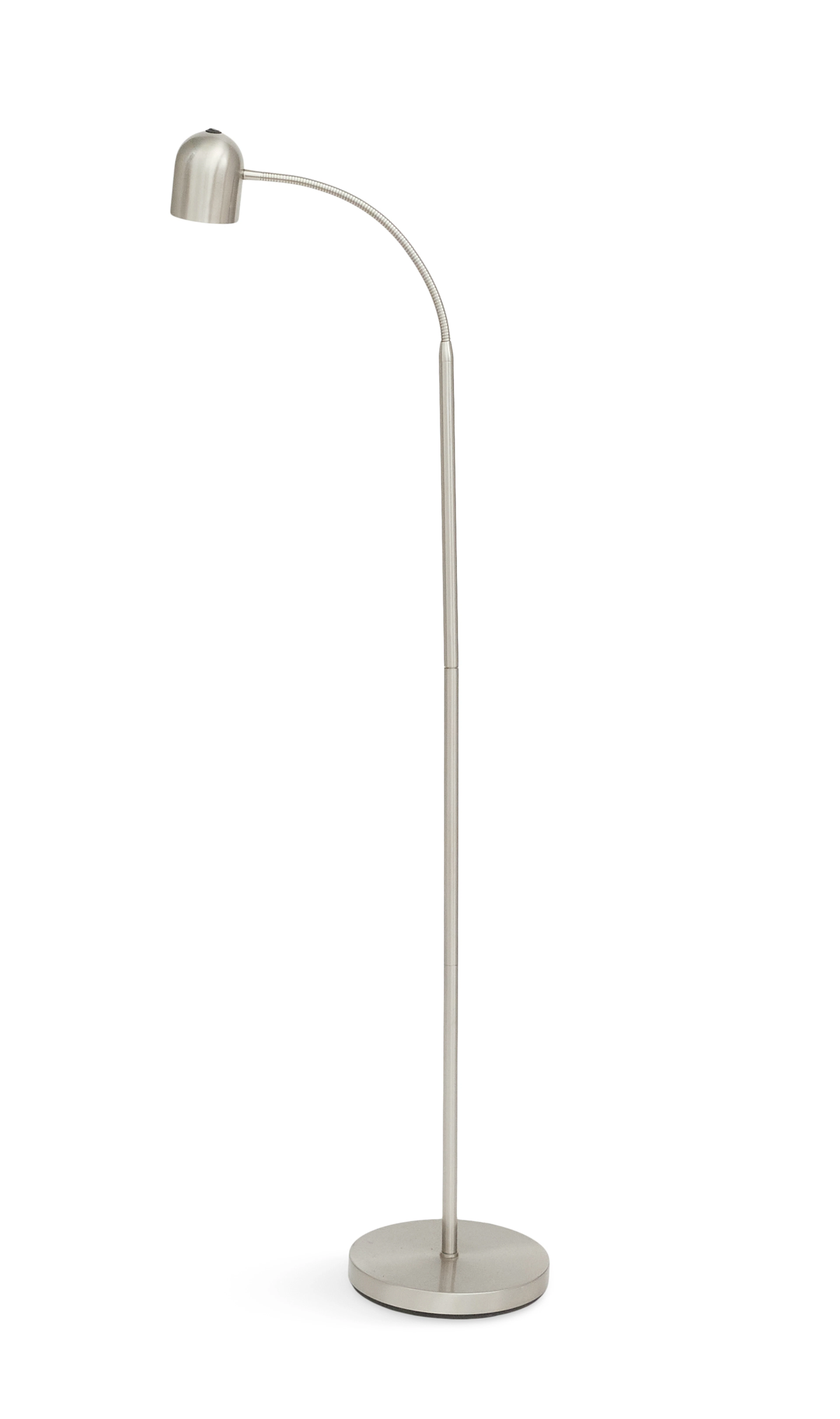 Brushed Nickel Kinetic Contemporary Floor Lamp