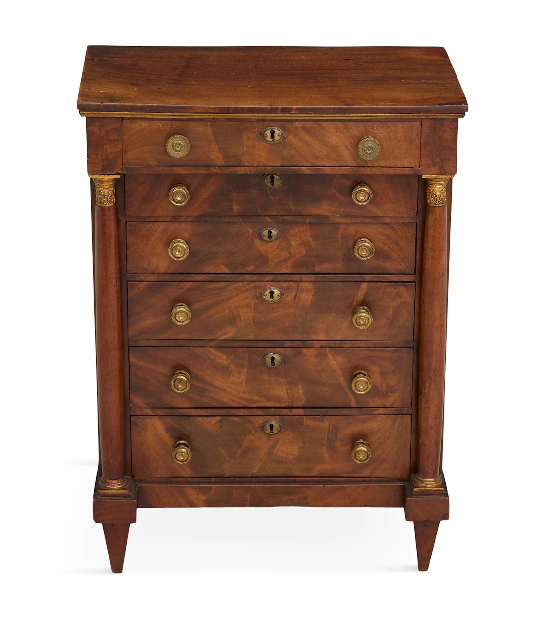 Miniature Tall Chest in the Italian Neoclassical Taste