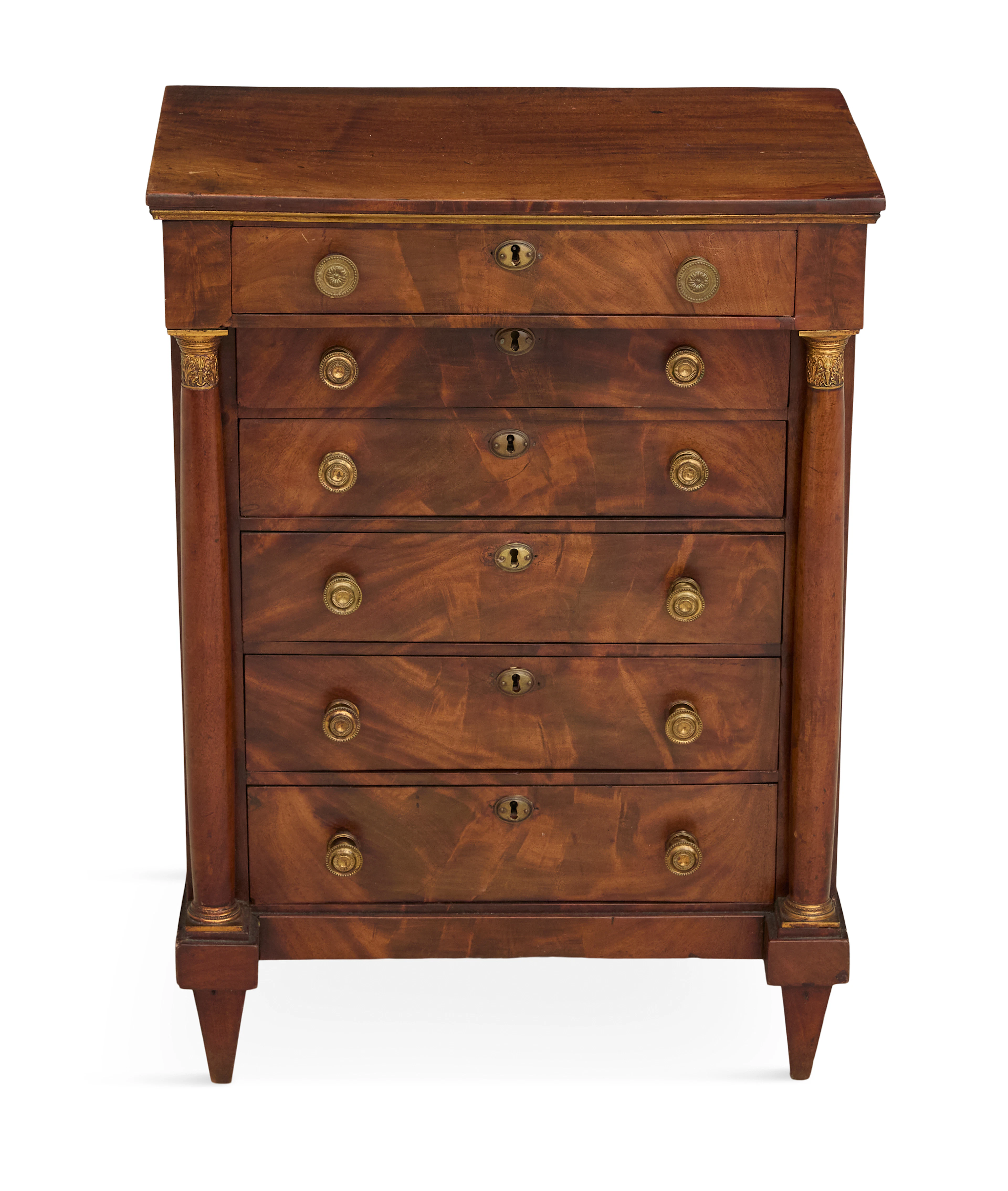 Miniature Tall Chest in the Italian Neoclassical Taste