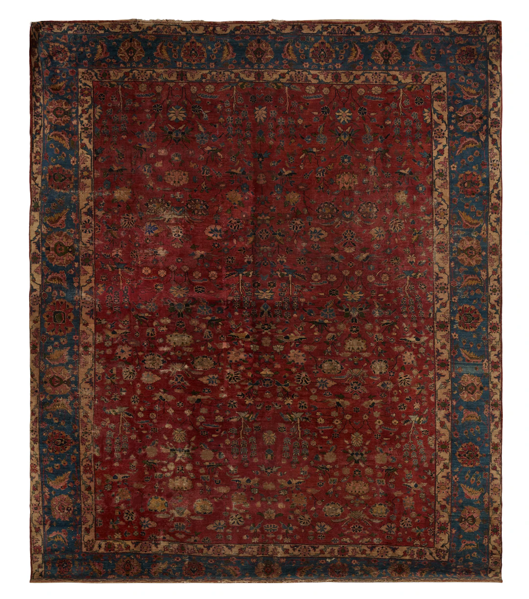 Semi-Antique Mahal Carpet