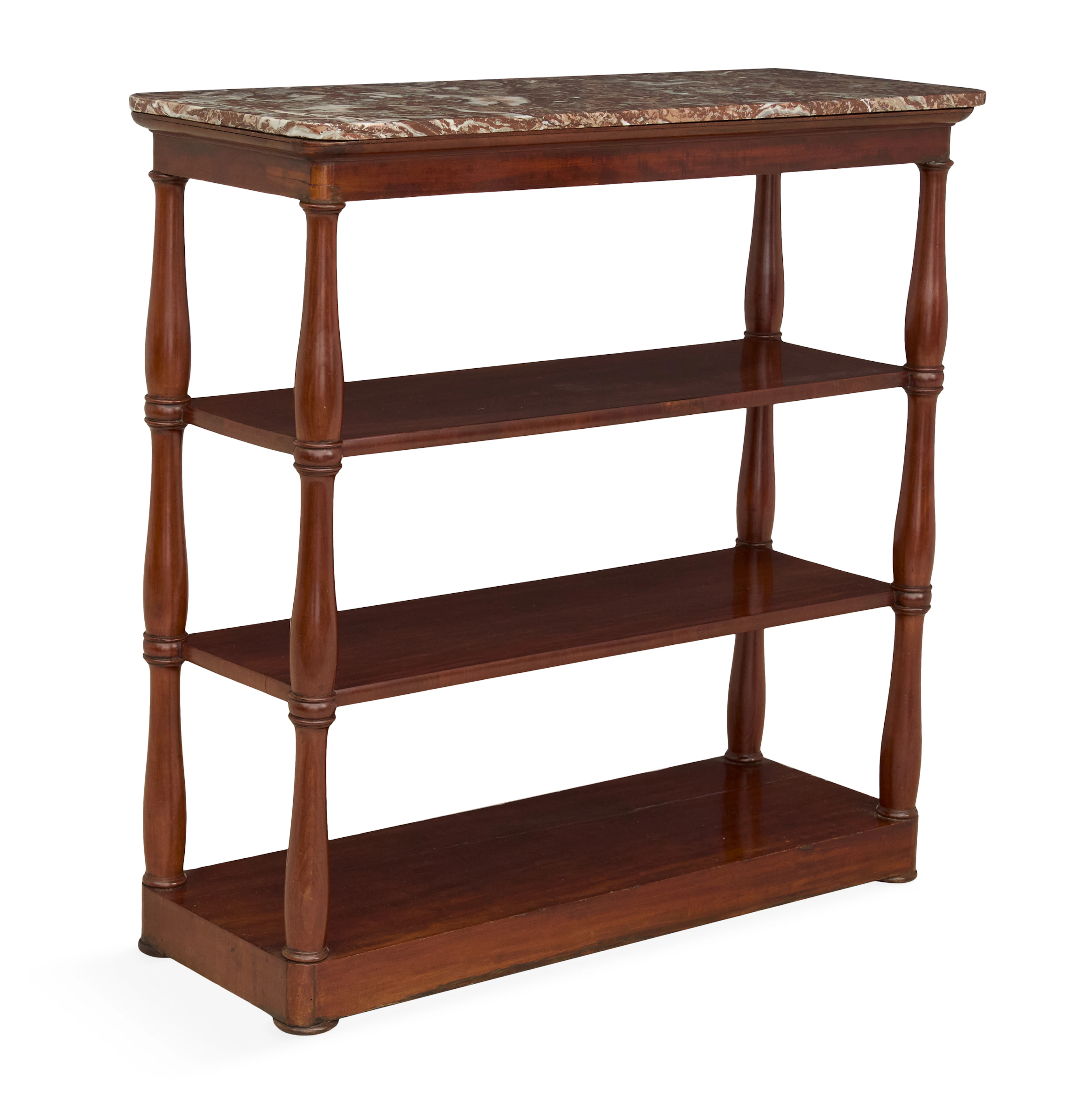 William IV Mahogany and Marble-Top Server