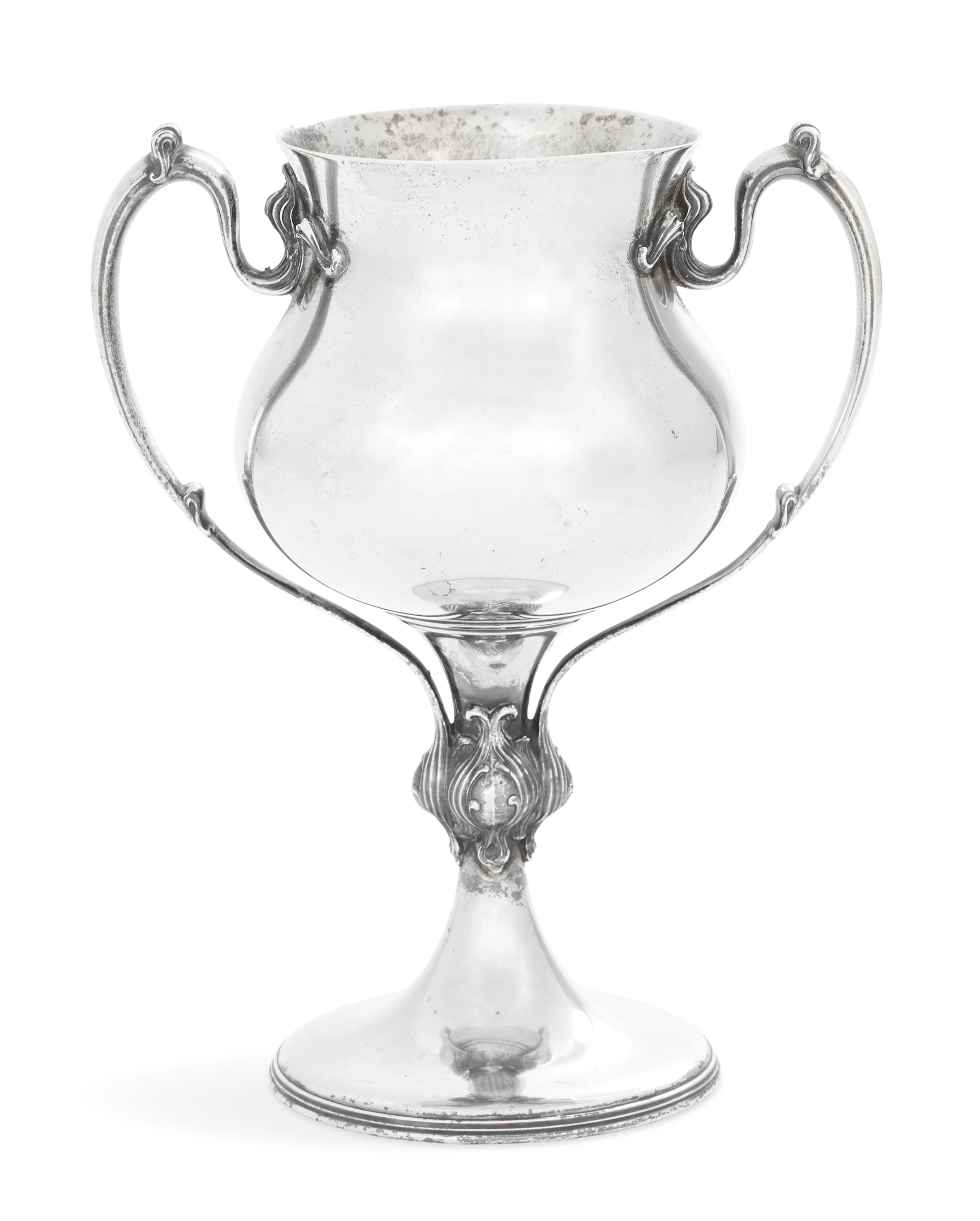 American Art Nouveau Sterling Silver Loving Cup