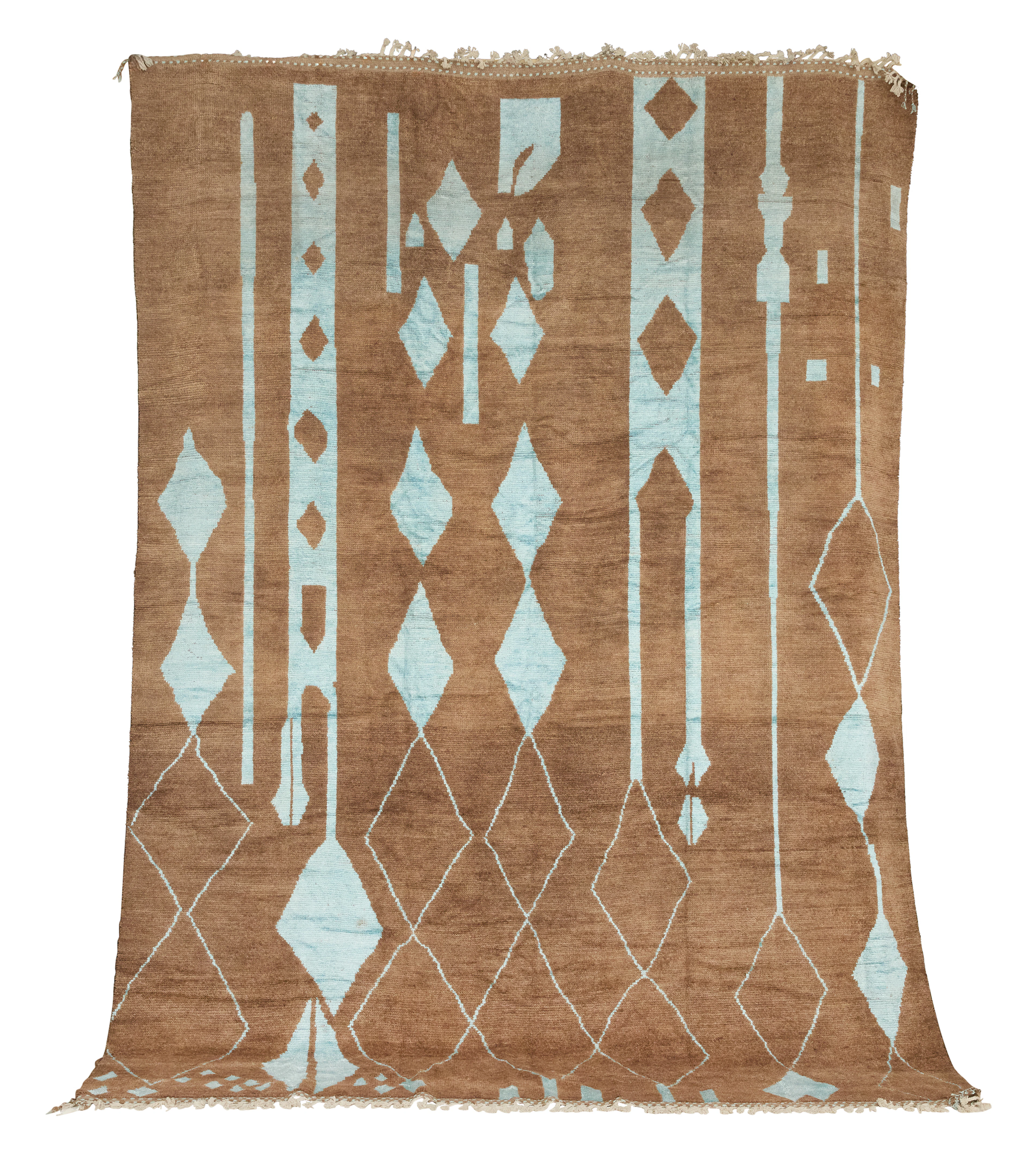 Modern Silk and Wool Carpet