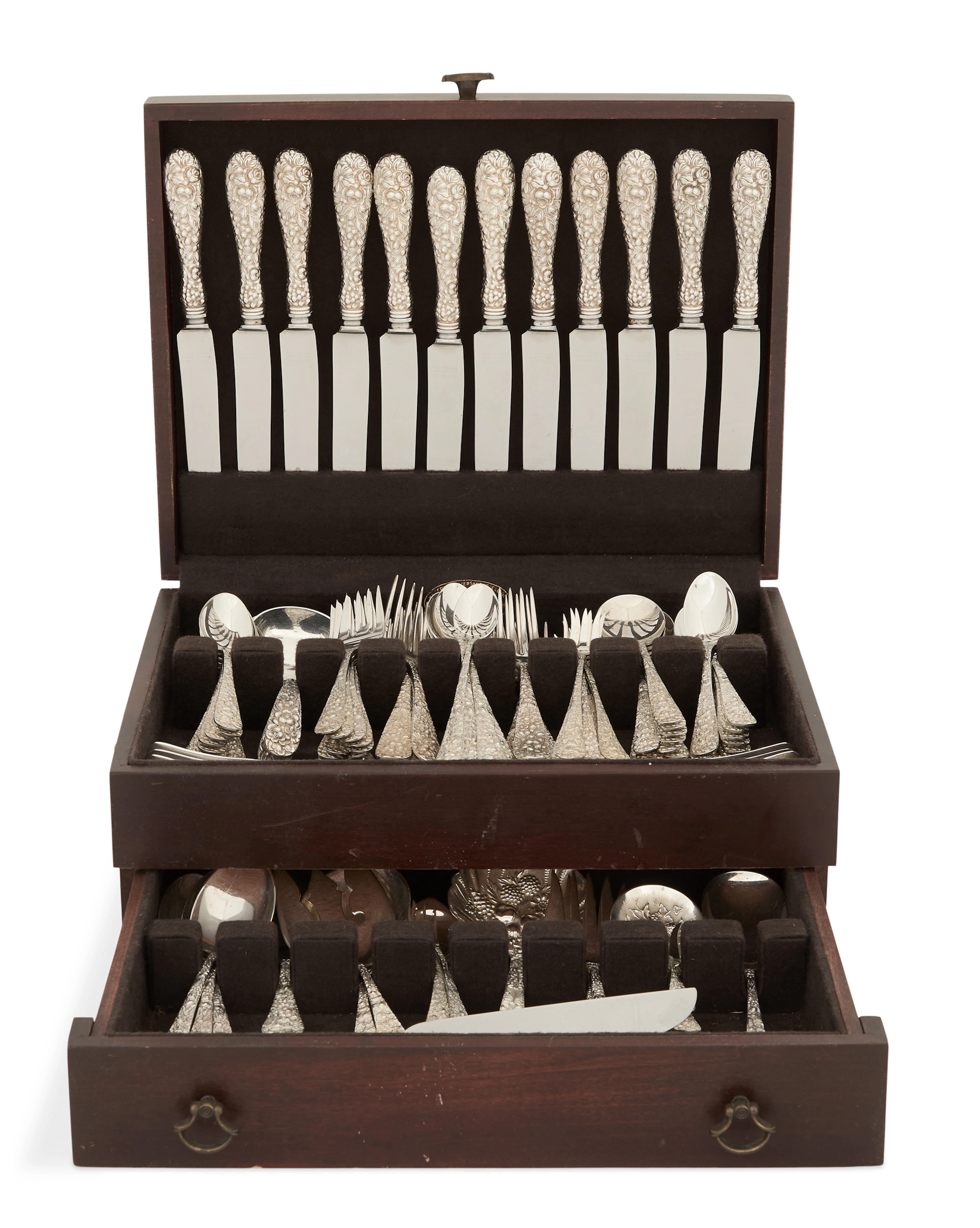 Stieff "Rose" Sterling Silver Flatware Set