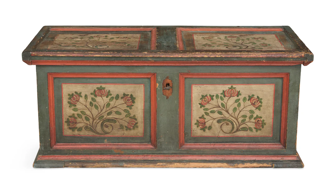 Swedish Polychrome Immigrant's Trunk