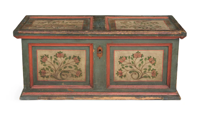 Swedish Polychrome Immigrant's Trunk