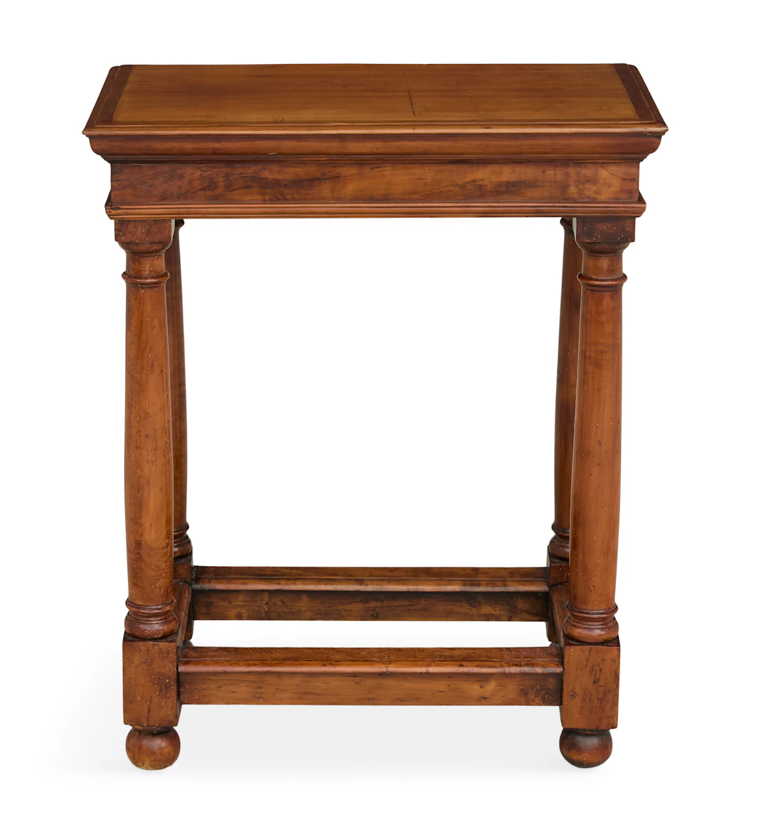 English Yew Wood Console Table