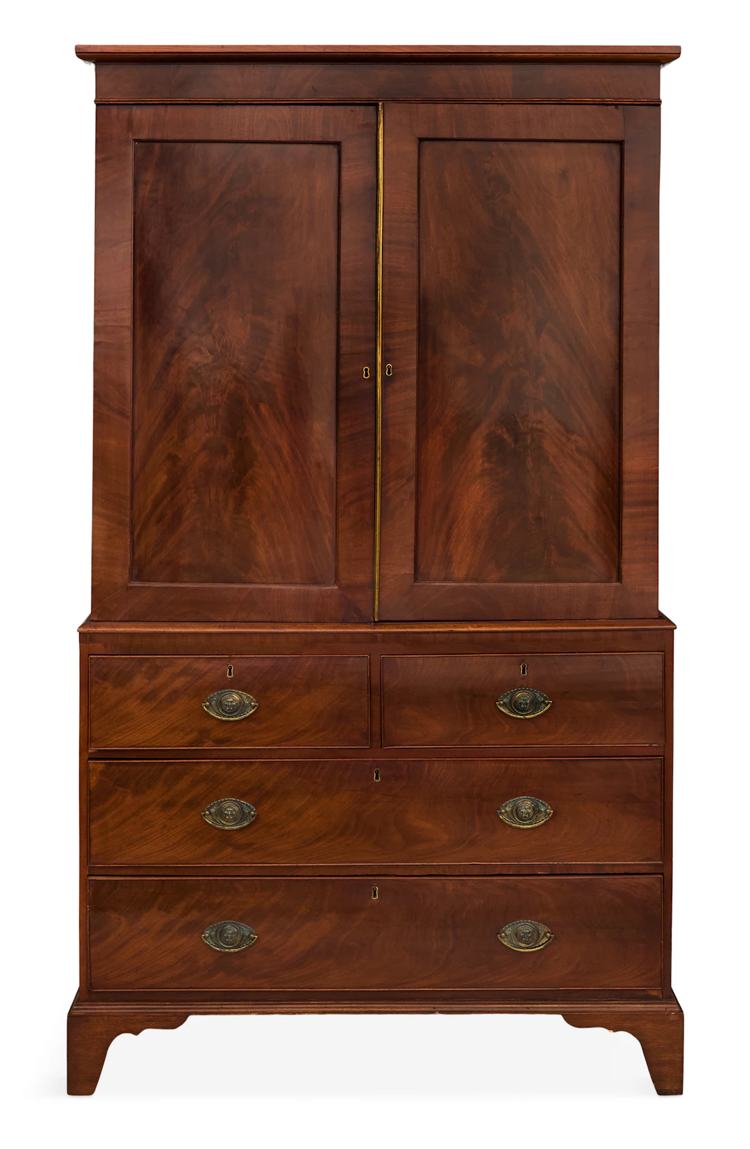 Regency Mahogany Linen Press