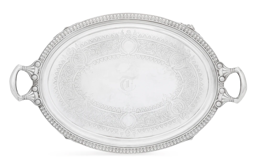 Impressive Tiffany & Co. Silverplate Tray
