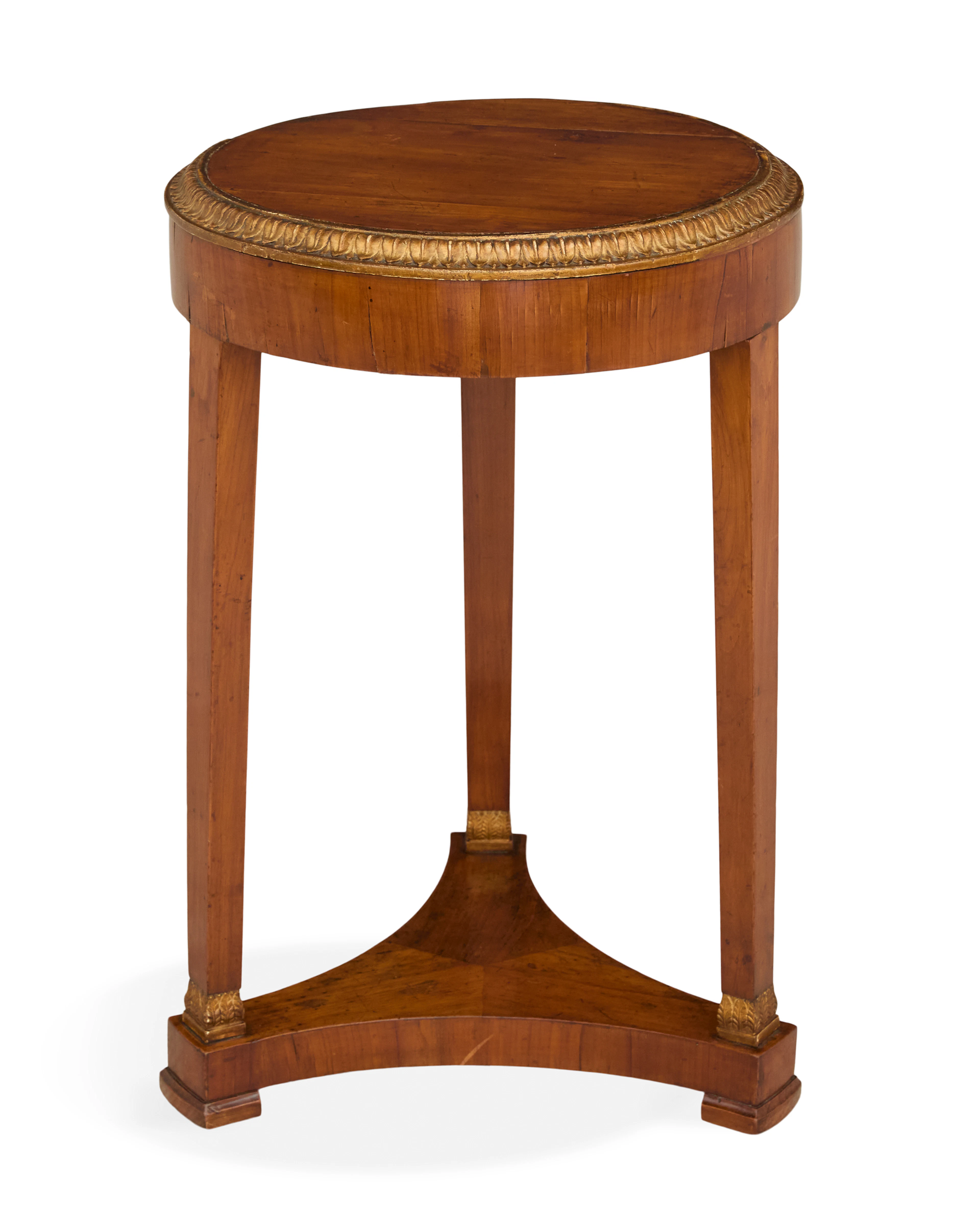 French Parcel-Gilt Fruitwood Side Table