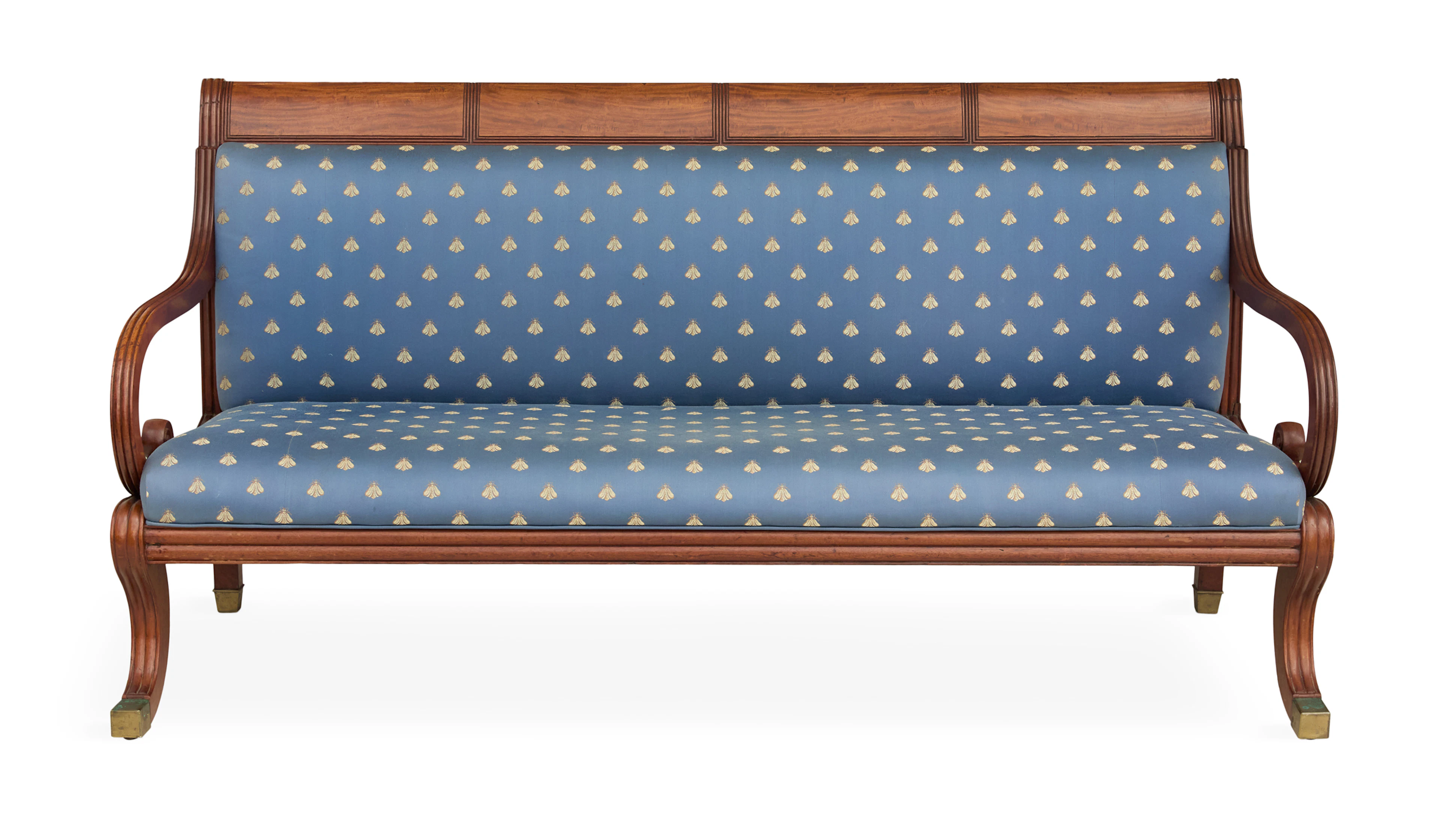 American Classical Mahogany Sofa