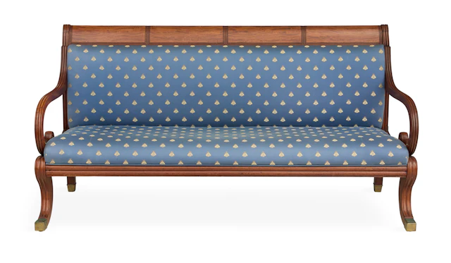 American Classical Mahogany Sofa