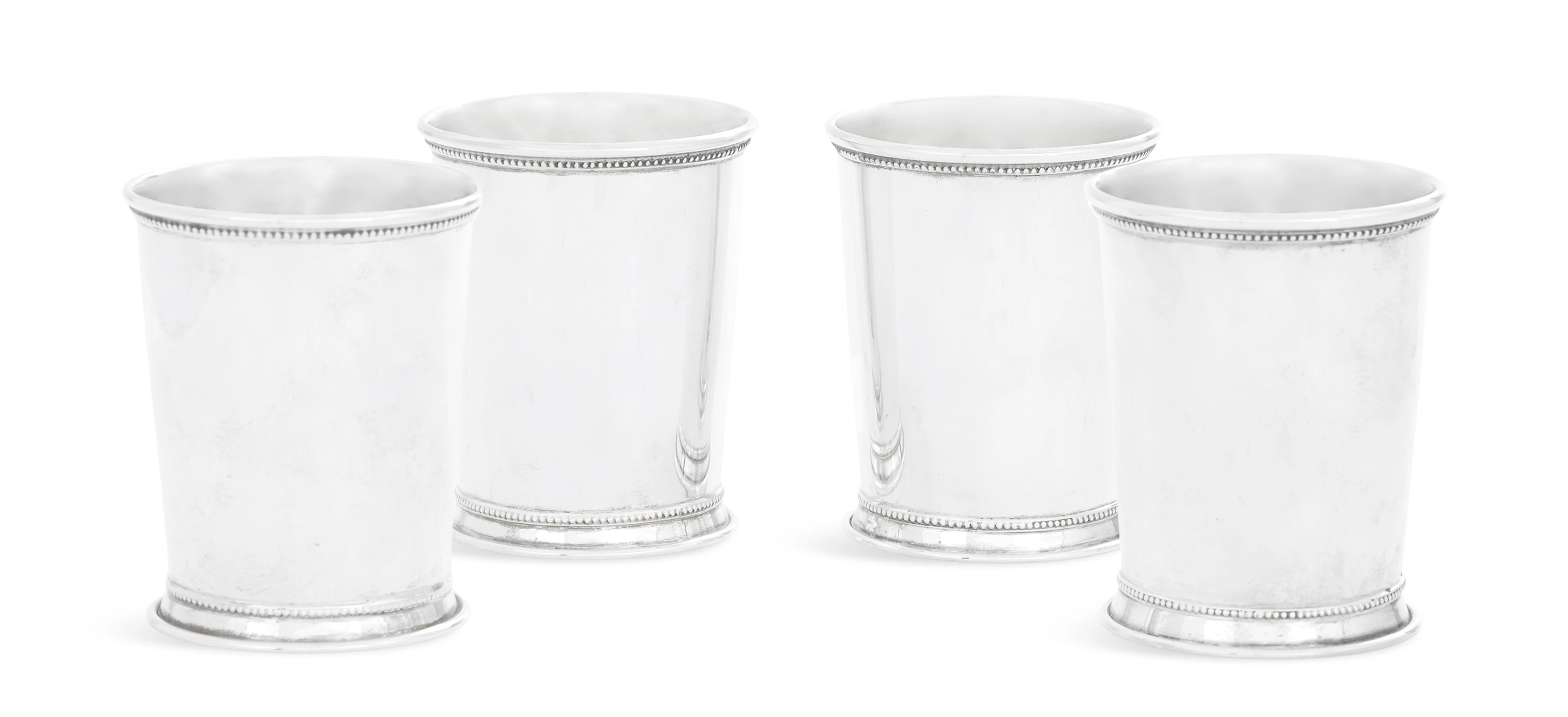 Four American Sterling Silver Julep Cups