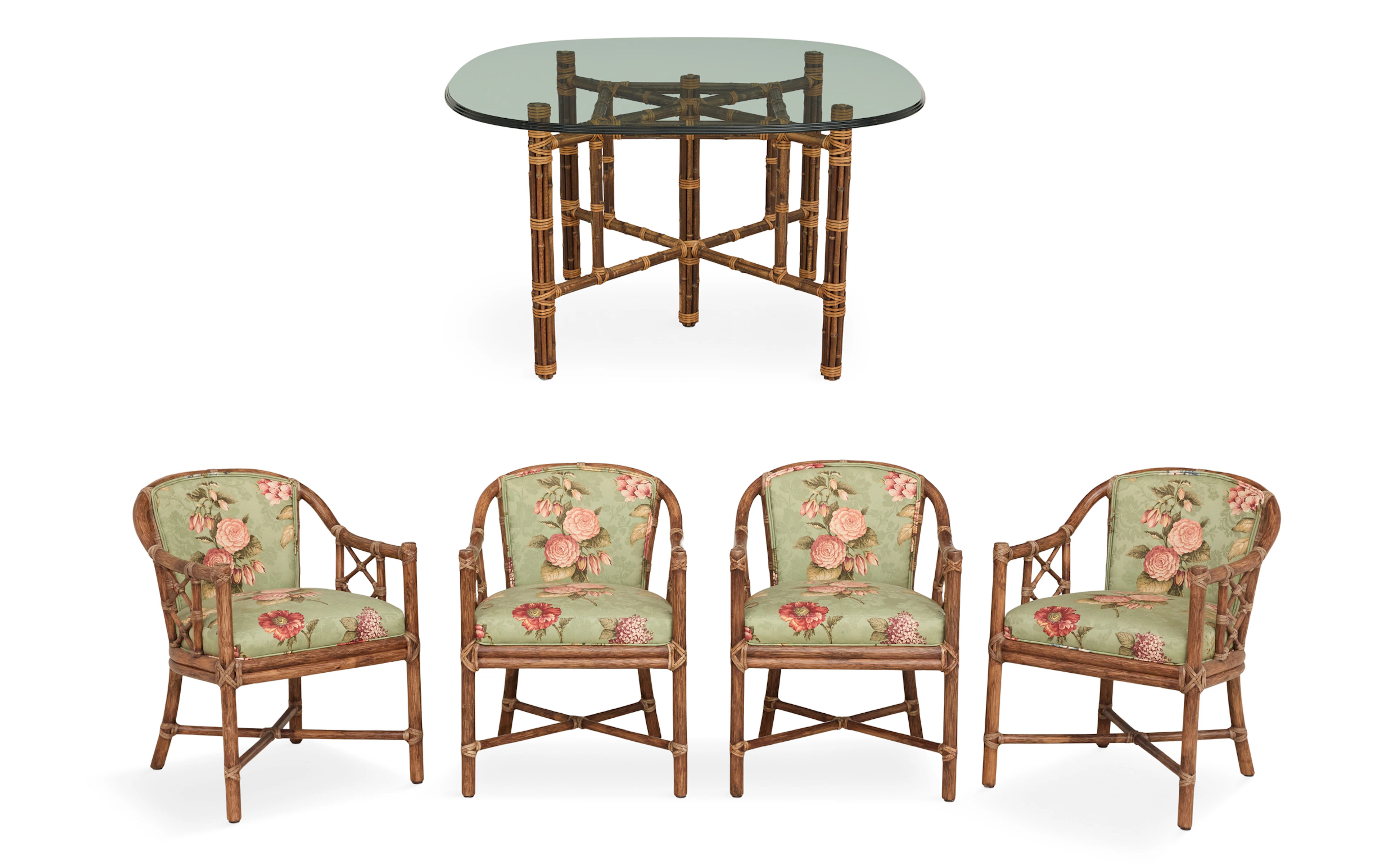 Five-Piece Bamboo Dining Set