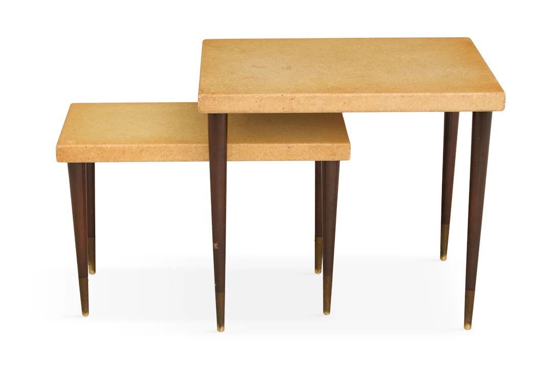 Two Graduated Paul Frankl Low Tables