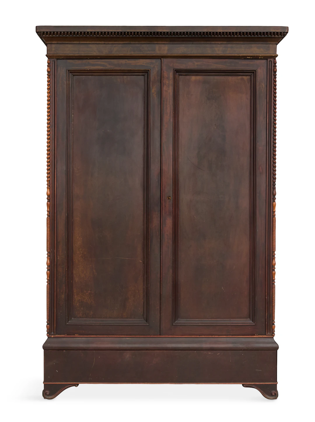 New Orleans Market Mahogany Double-Door Armoire
