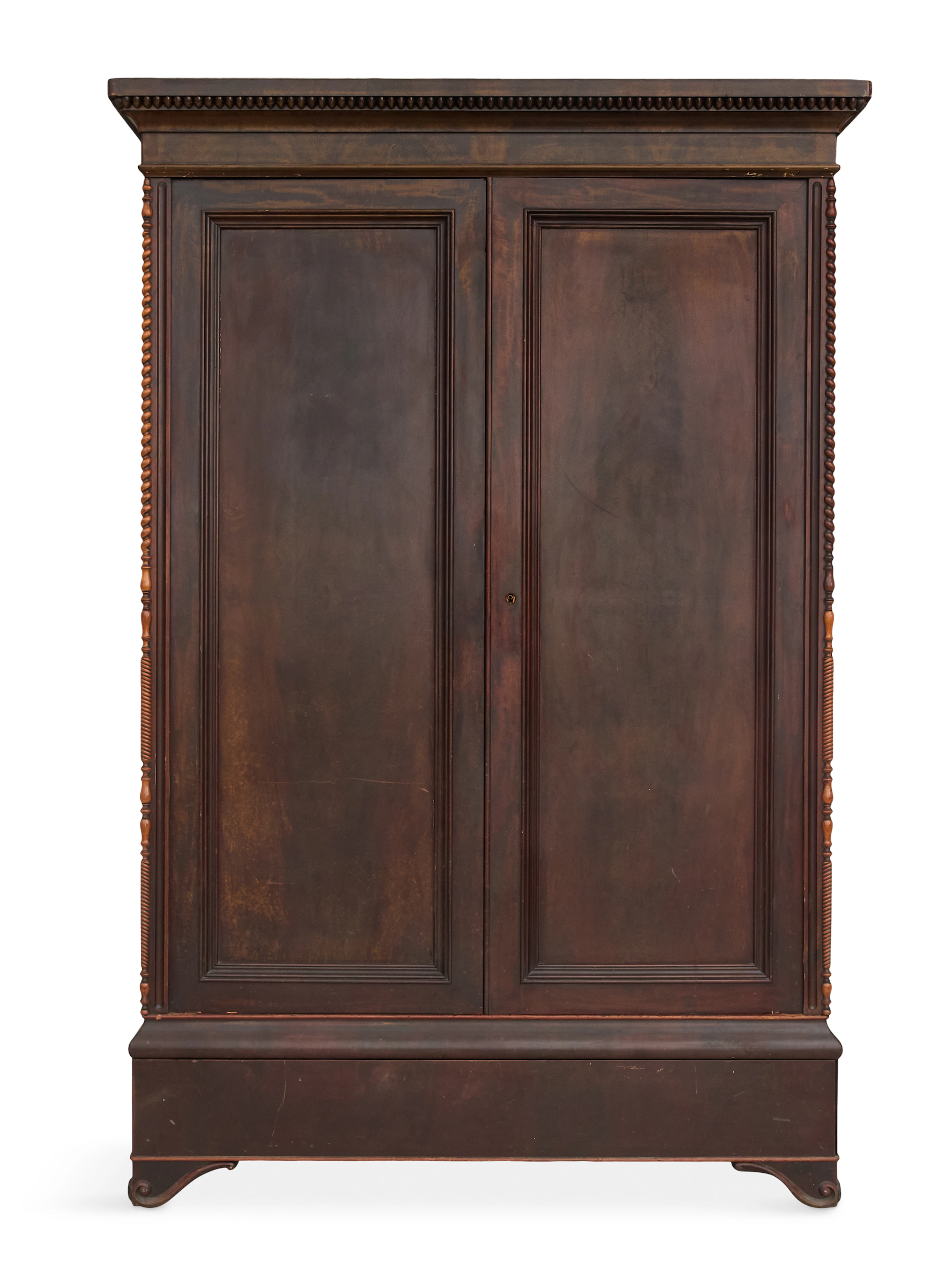 New Orleans Market Mahogany Double-Door Armoire