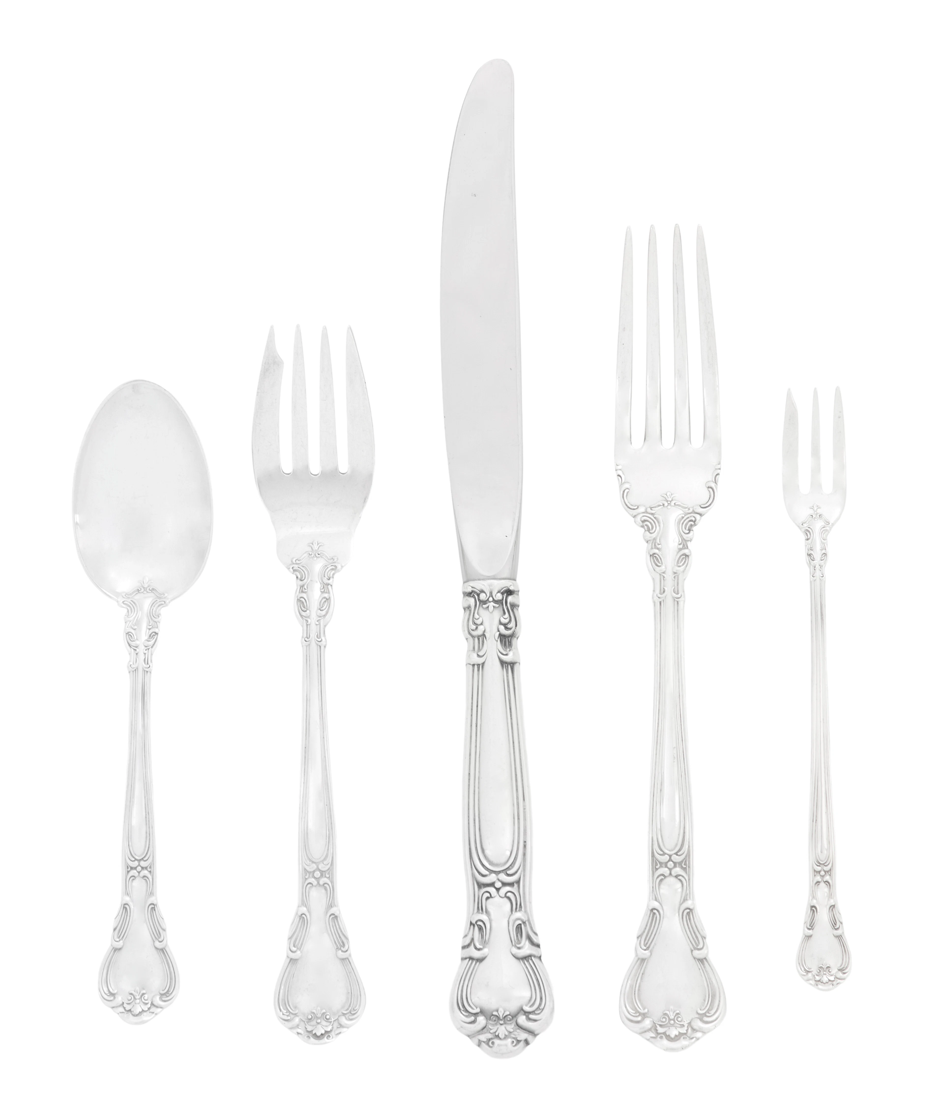 Gorham "Chantilly" Sterling Silver Flatware Set