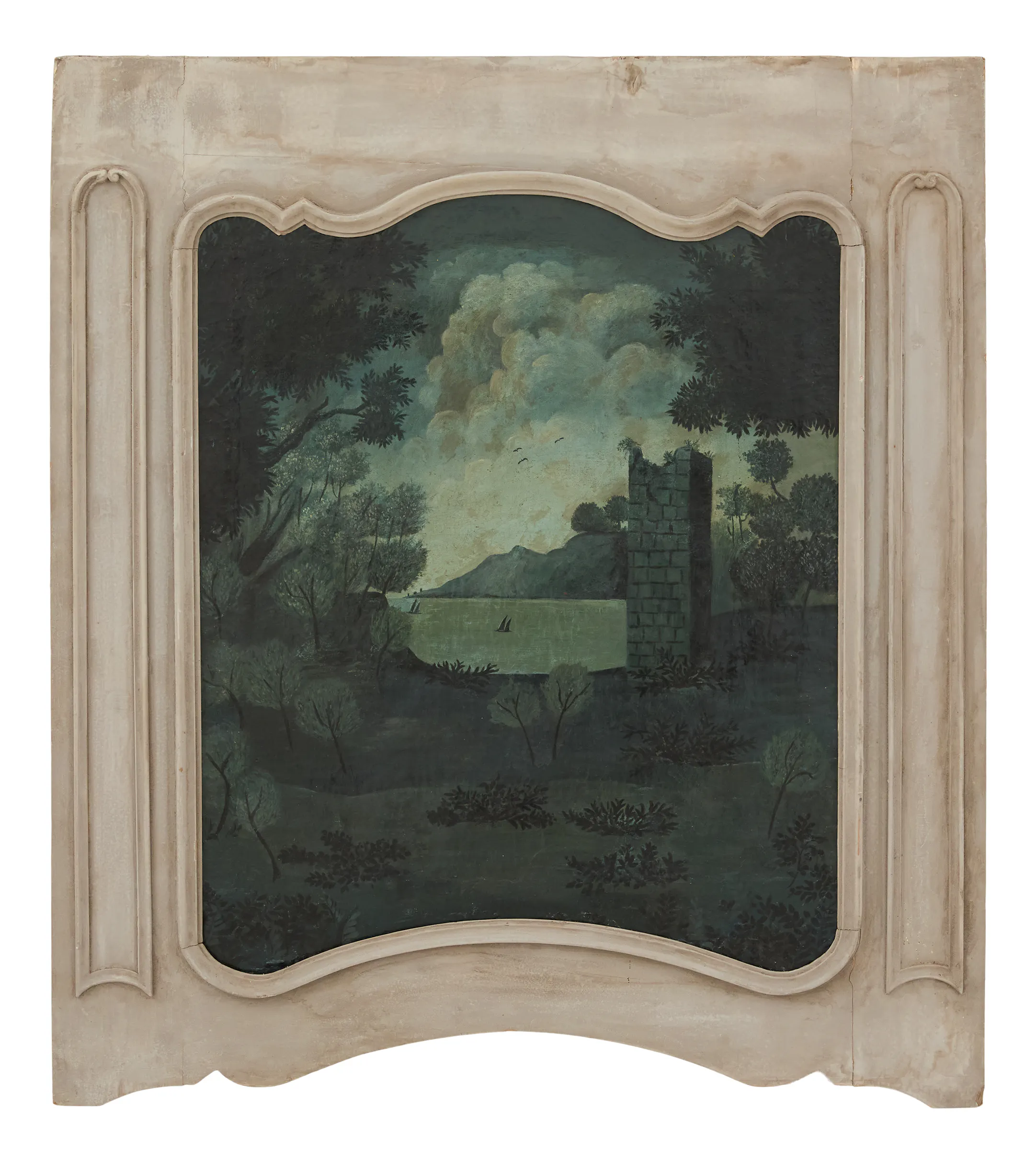 French Louis XV Boiserie and Painted Panel