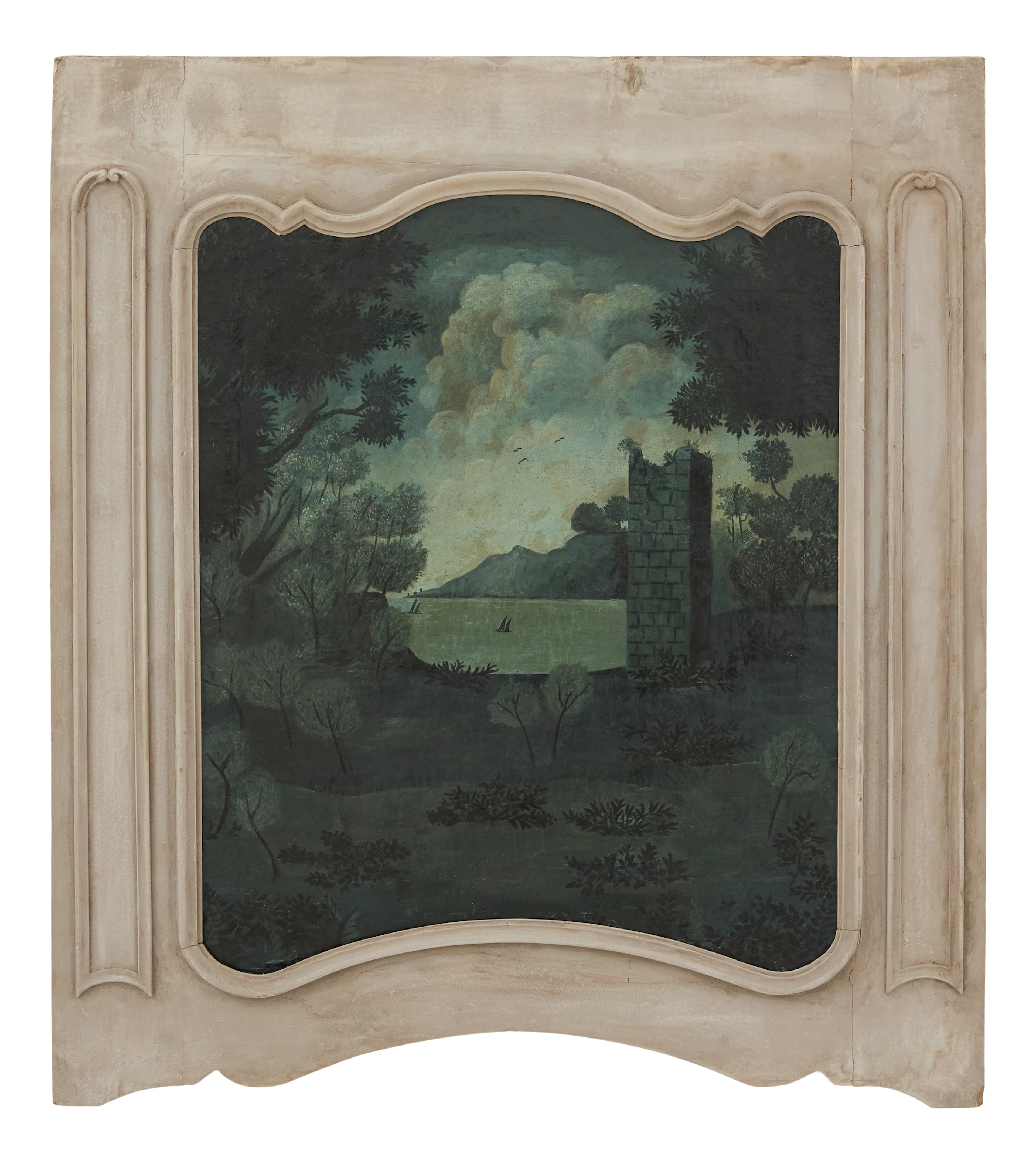 French Louis XV Boiserie and Painted Panel