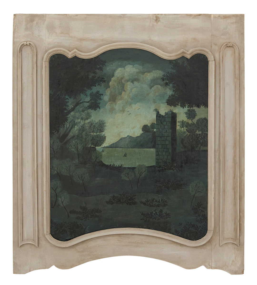 French Louis XV Boiserie and Painted Panel