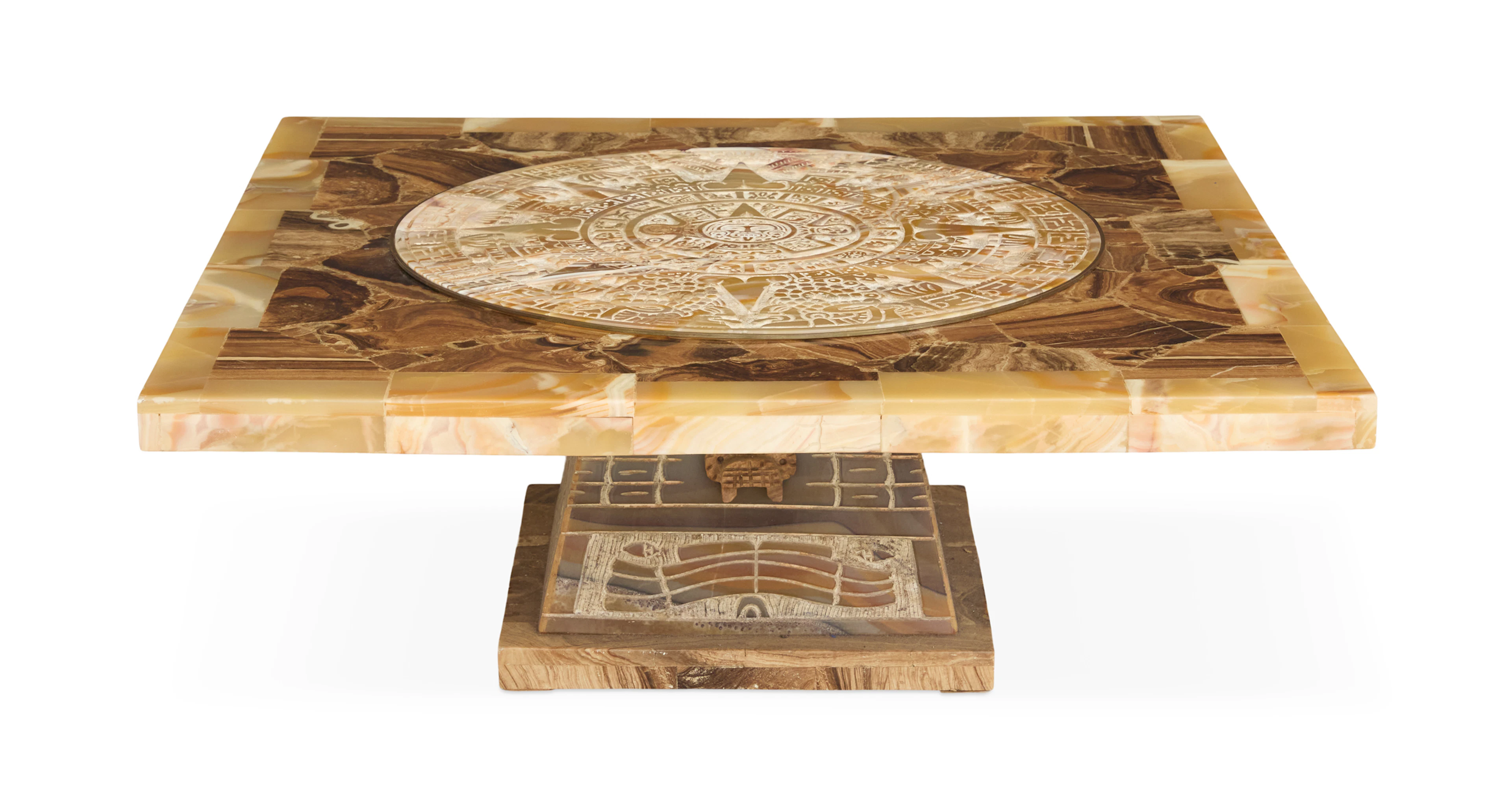 Arturo Pani "Mayan" Onyx Coffee Table