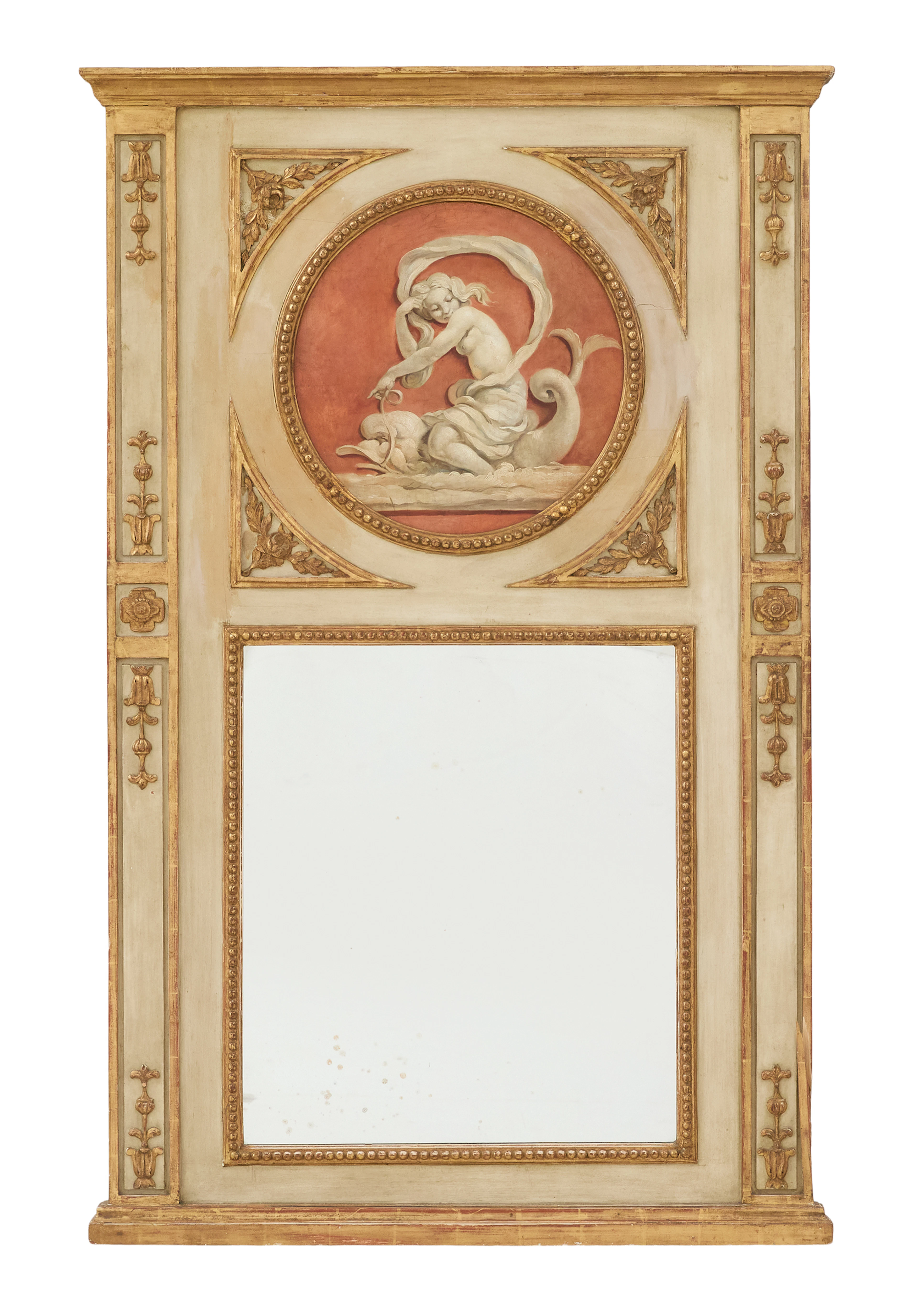 French Trumeau Mirror in the Neoclassical Taste