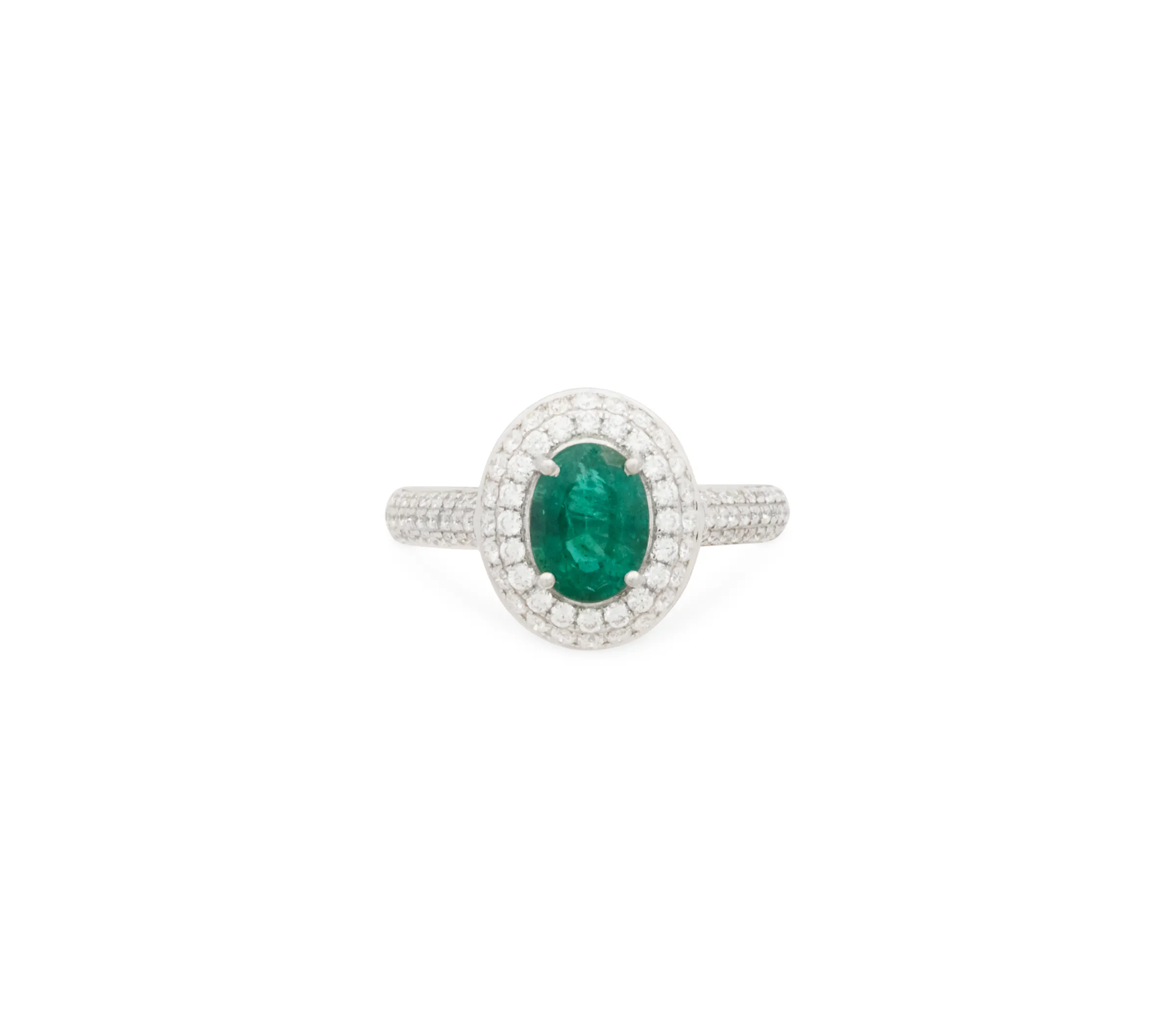 Emerald and Diamond Ring