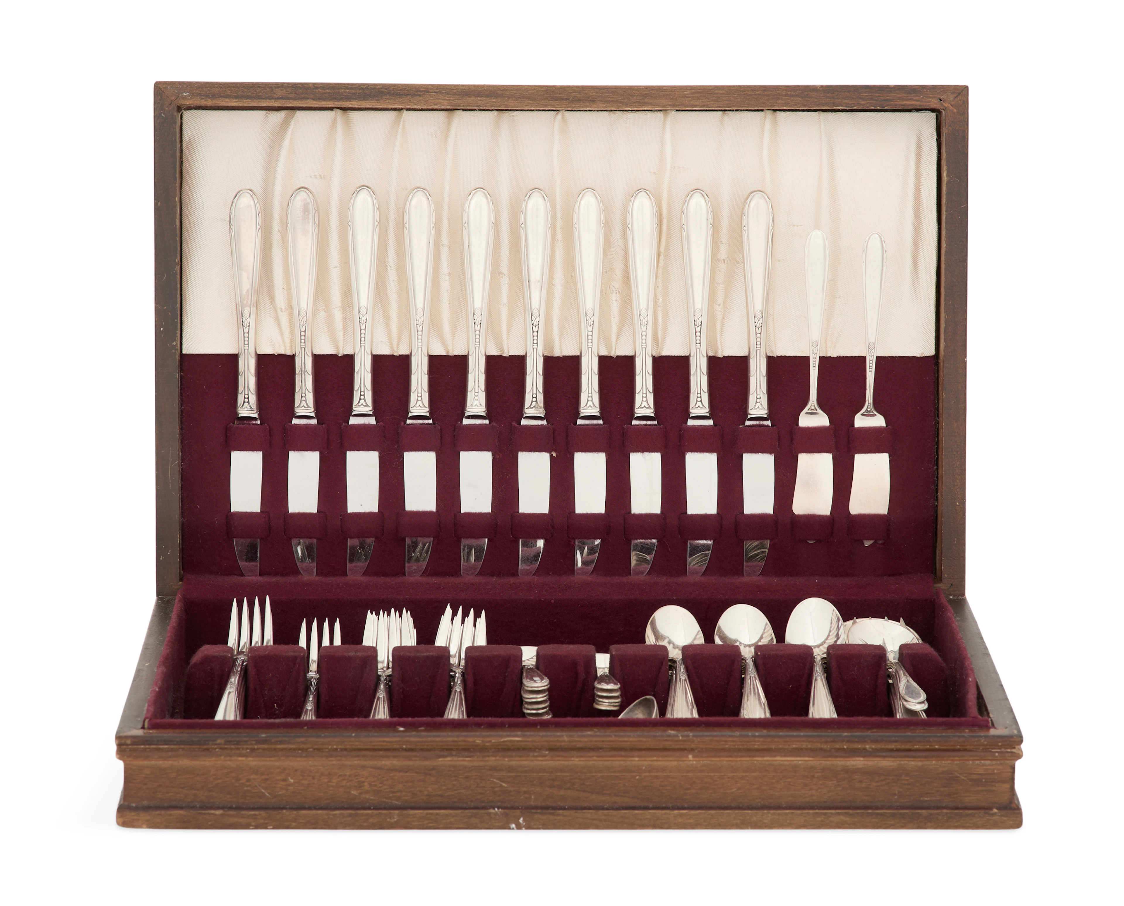 Oneida "Heiress" Sterling Silver Viande Flatware Set