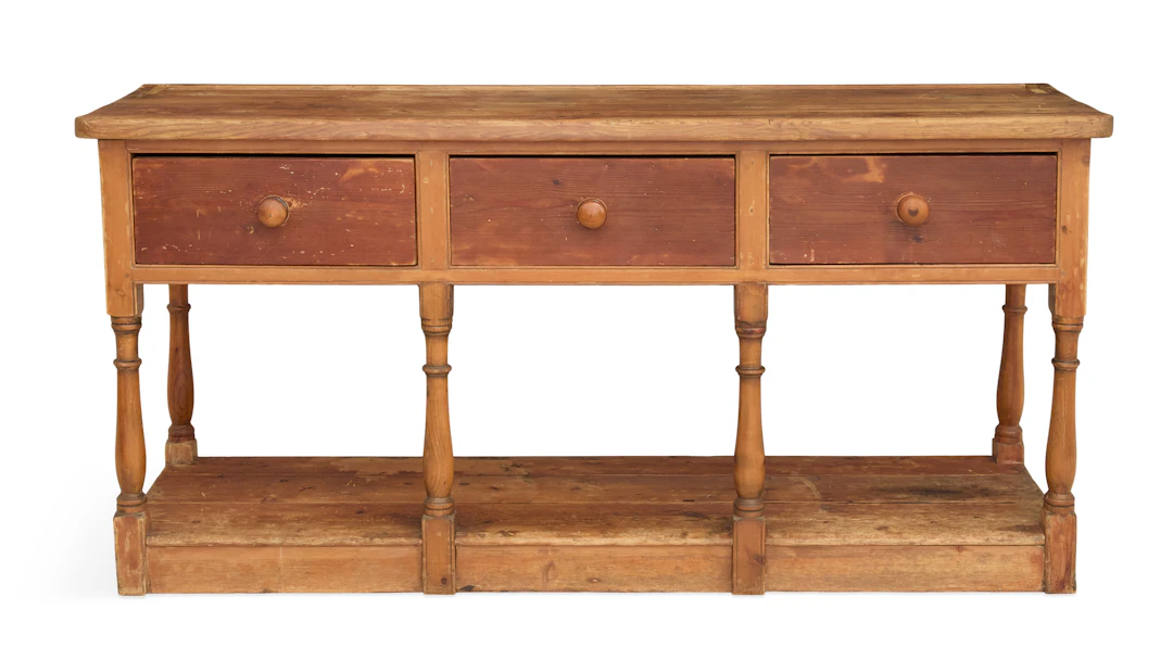 Scrubbed Pine Welsh Dresser/Work Table