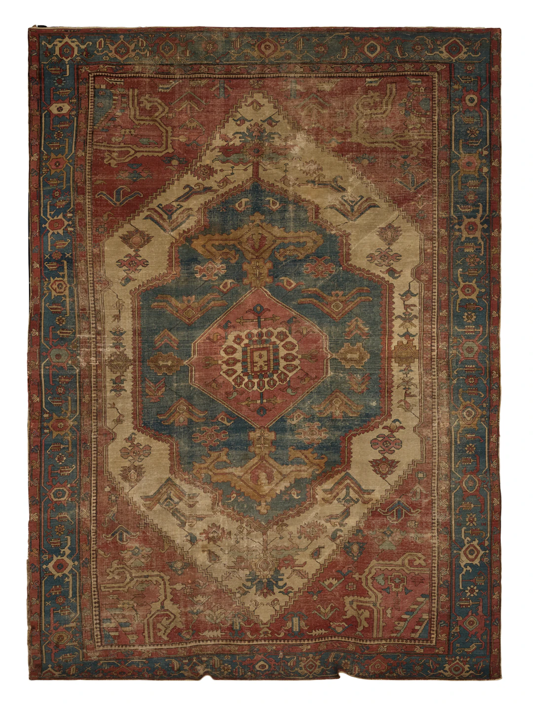 Antique Serapi Carpet