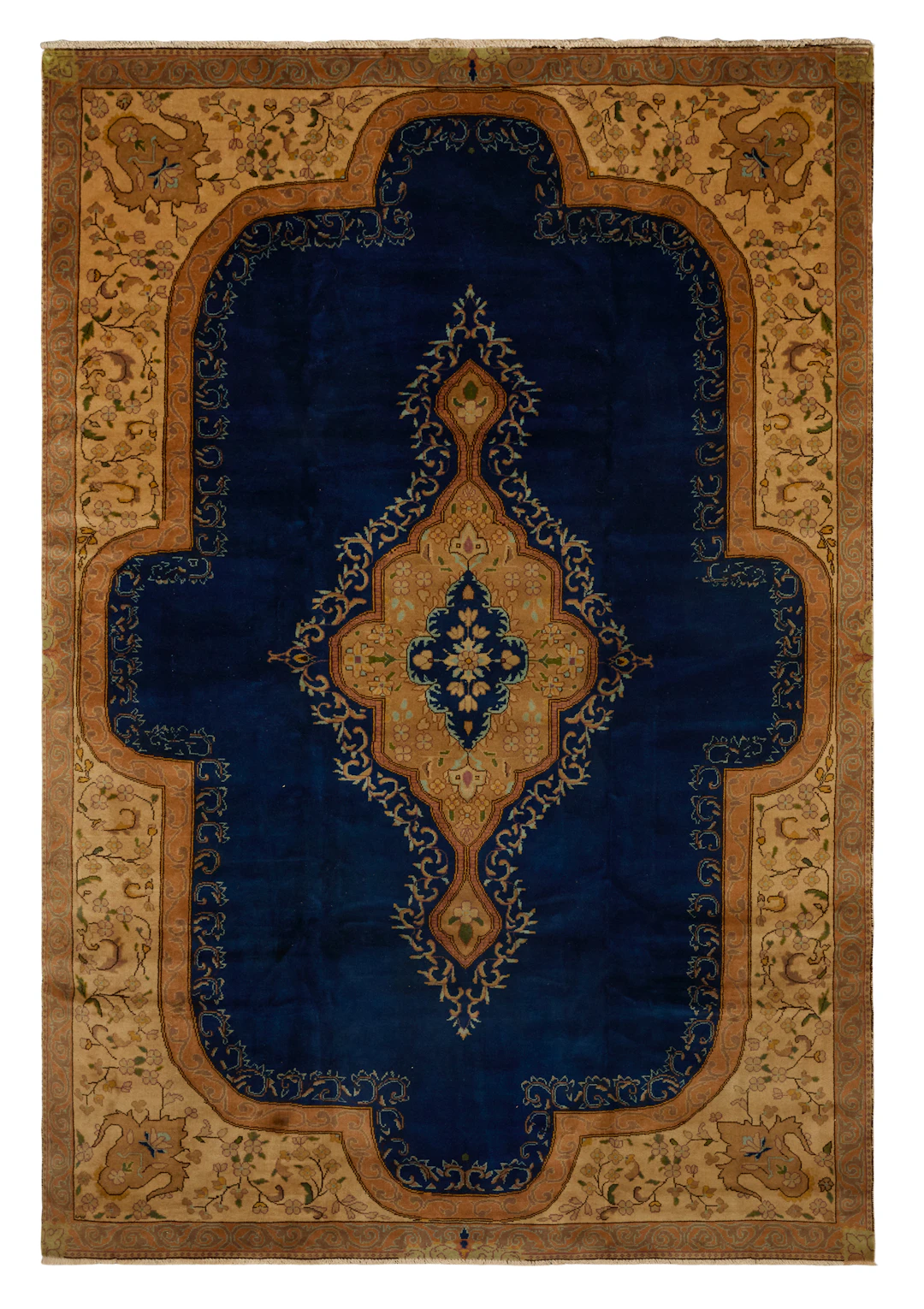 Semi-Antique Kerman Carpet