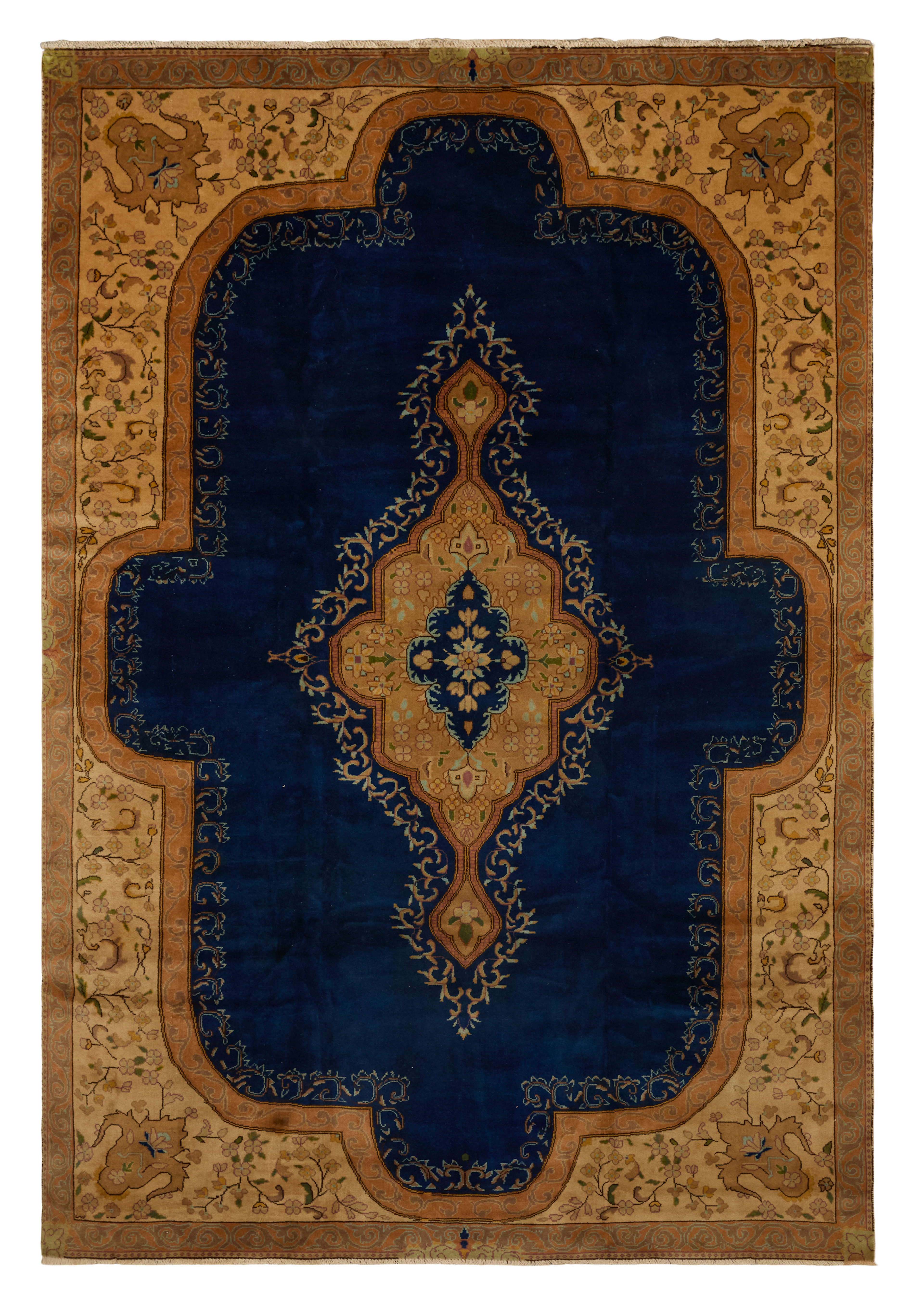 Semi-Antique Kerman Carpet