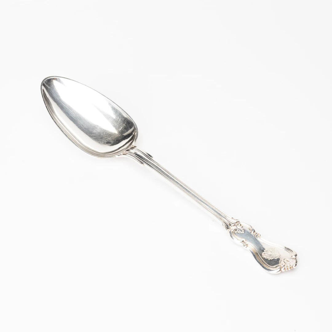 SERVERINGSSKED, silver, modell "Olga", Gustaf Möllenborg, Stockholm, 1851.