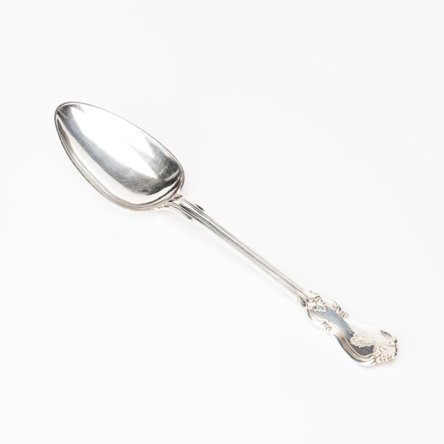 SERVERINGSSKED, silver, modell "Olga", Gustaf Möllenborg, Stockholm, 1851.
