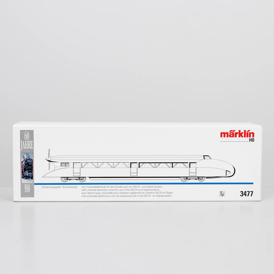MÄRKLIN 3477 Zeppelin "Kruckenberg" , instruktion, originalförpackning.