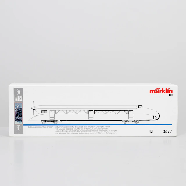 MÄRKLIN 3477 Zeppelin "Kruckenberg" , instruktion, originalförpackning.