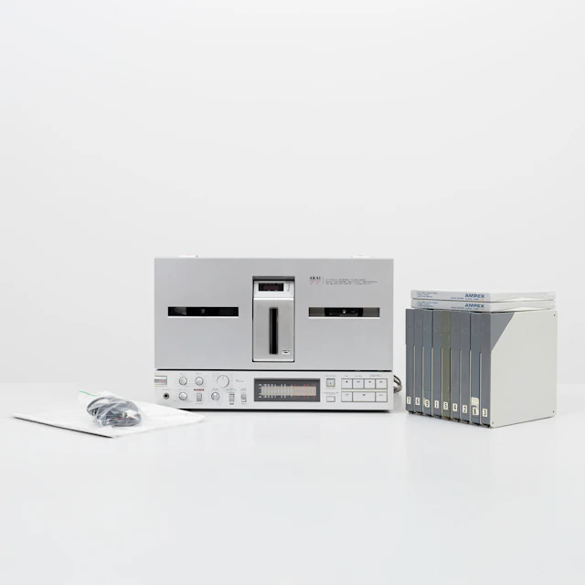 RULLBANDSPELARE, AKAI, GX 77 samt 10 st Band, Japan, 1970-tal.