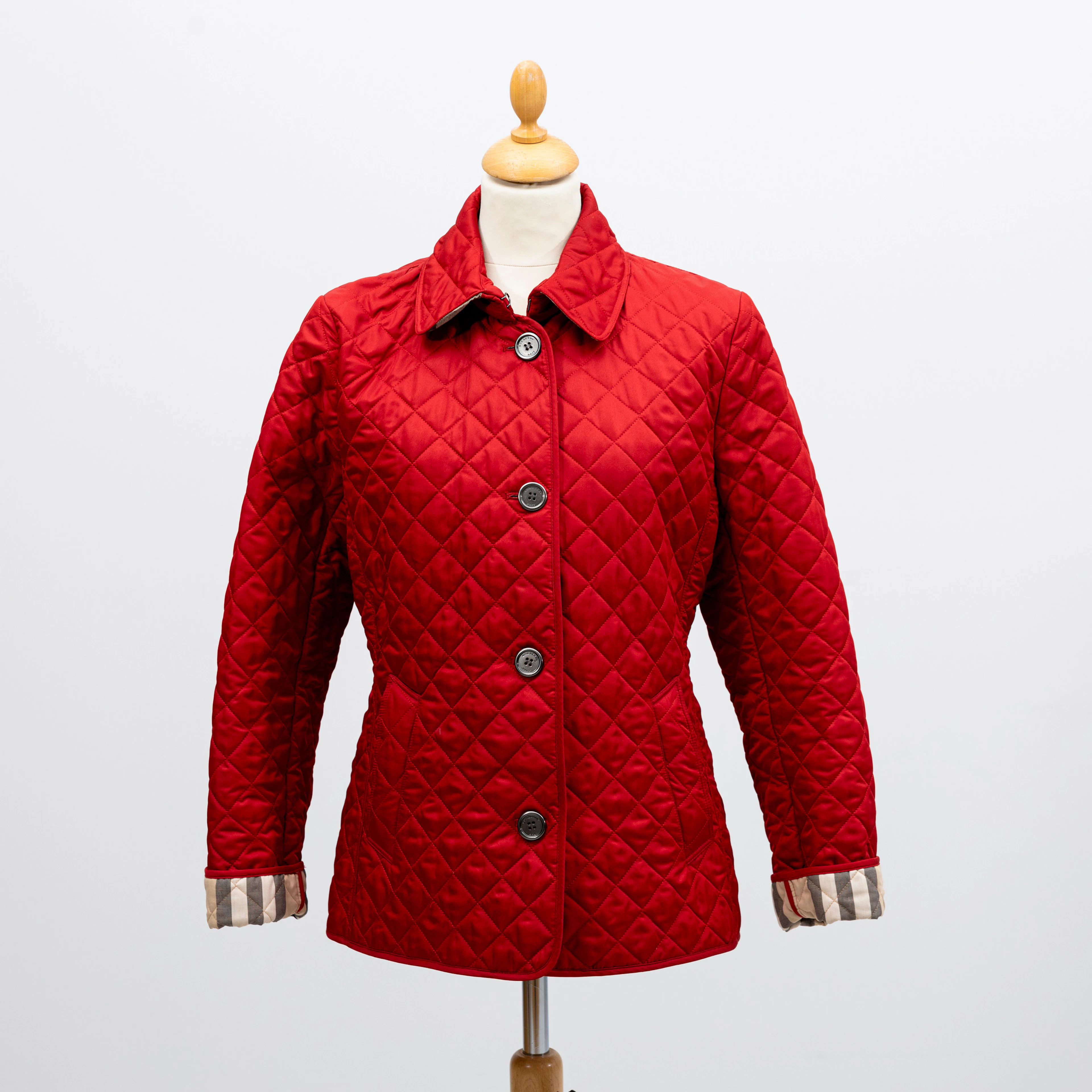BURBERRY. Jacka, Burberry Brit, quiltad, England, storlek L.