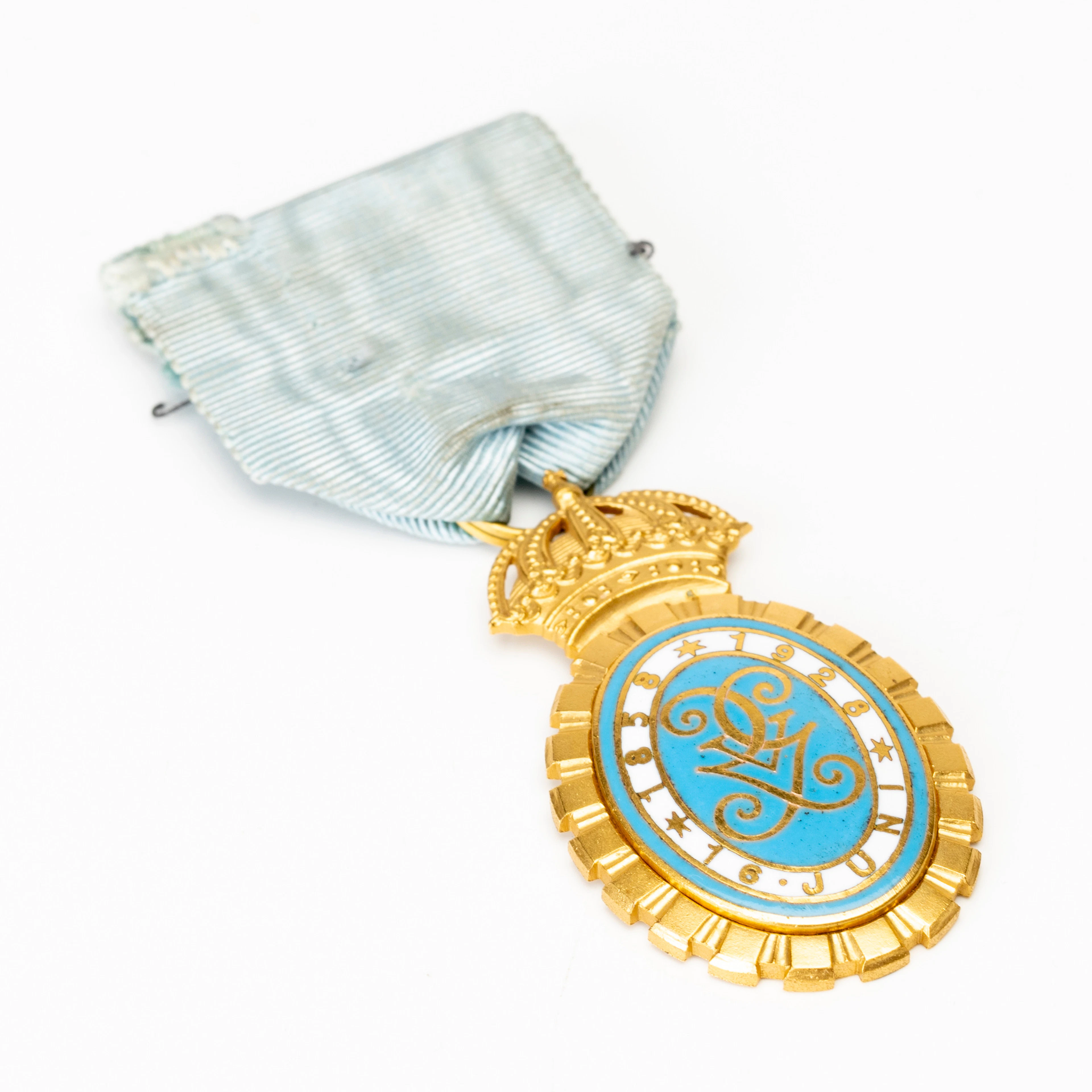 MINNESTECKEN, Gustav V, Sverige, 1928, metall.