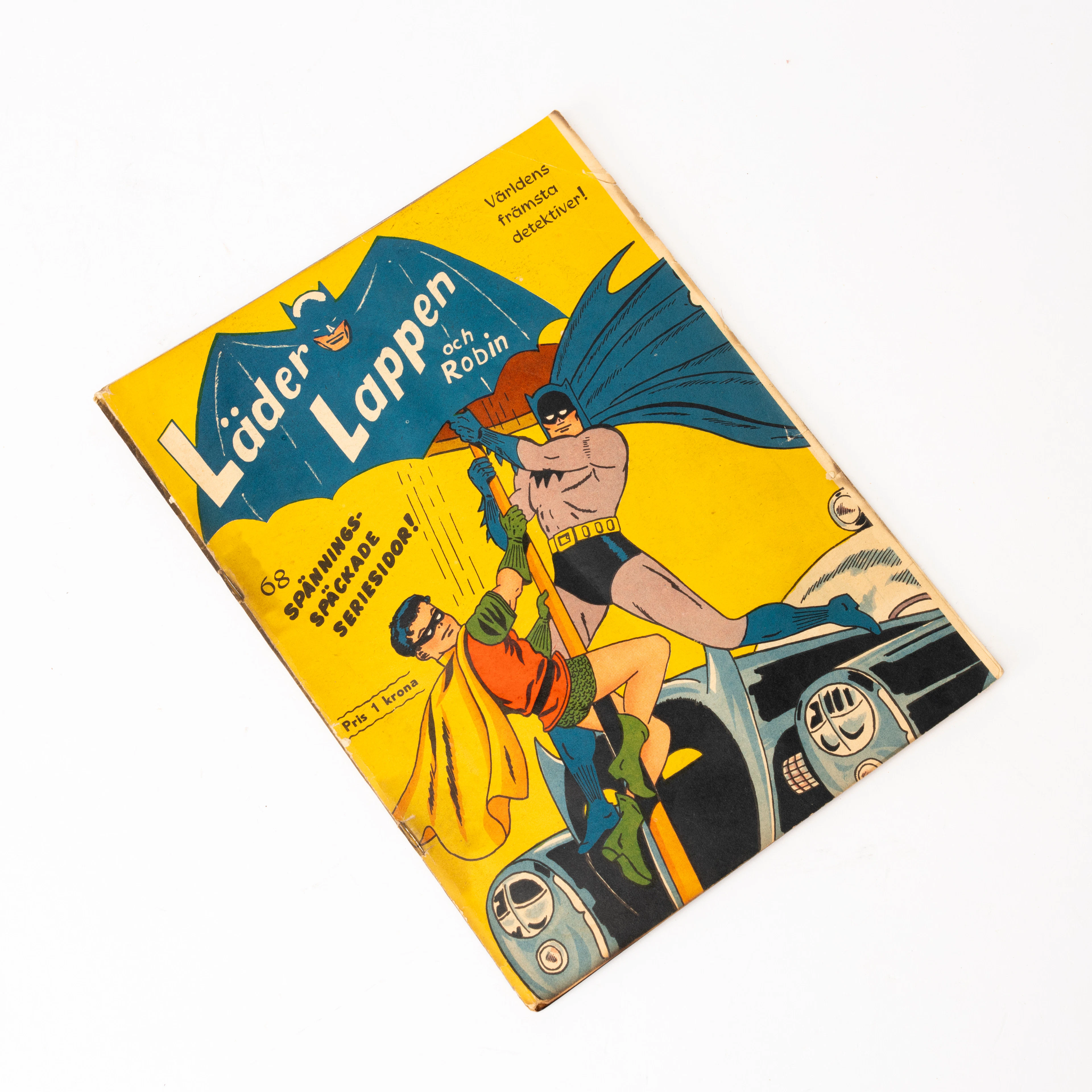SERIETIDNING, Läderlappen och Robin, nr 1. 1950.
