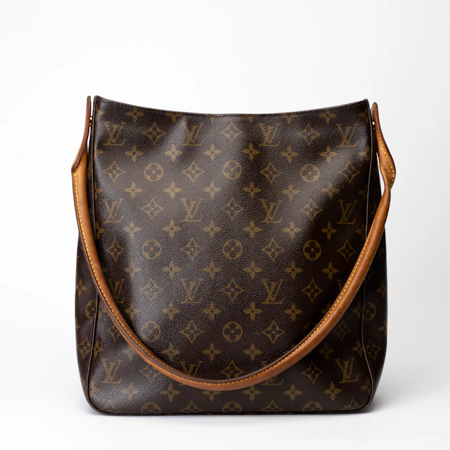 LOUIS VUITTON. Väska, "Looping", monogramcanvas och guldfärgade beslag