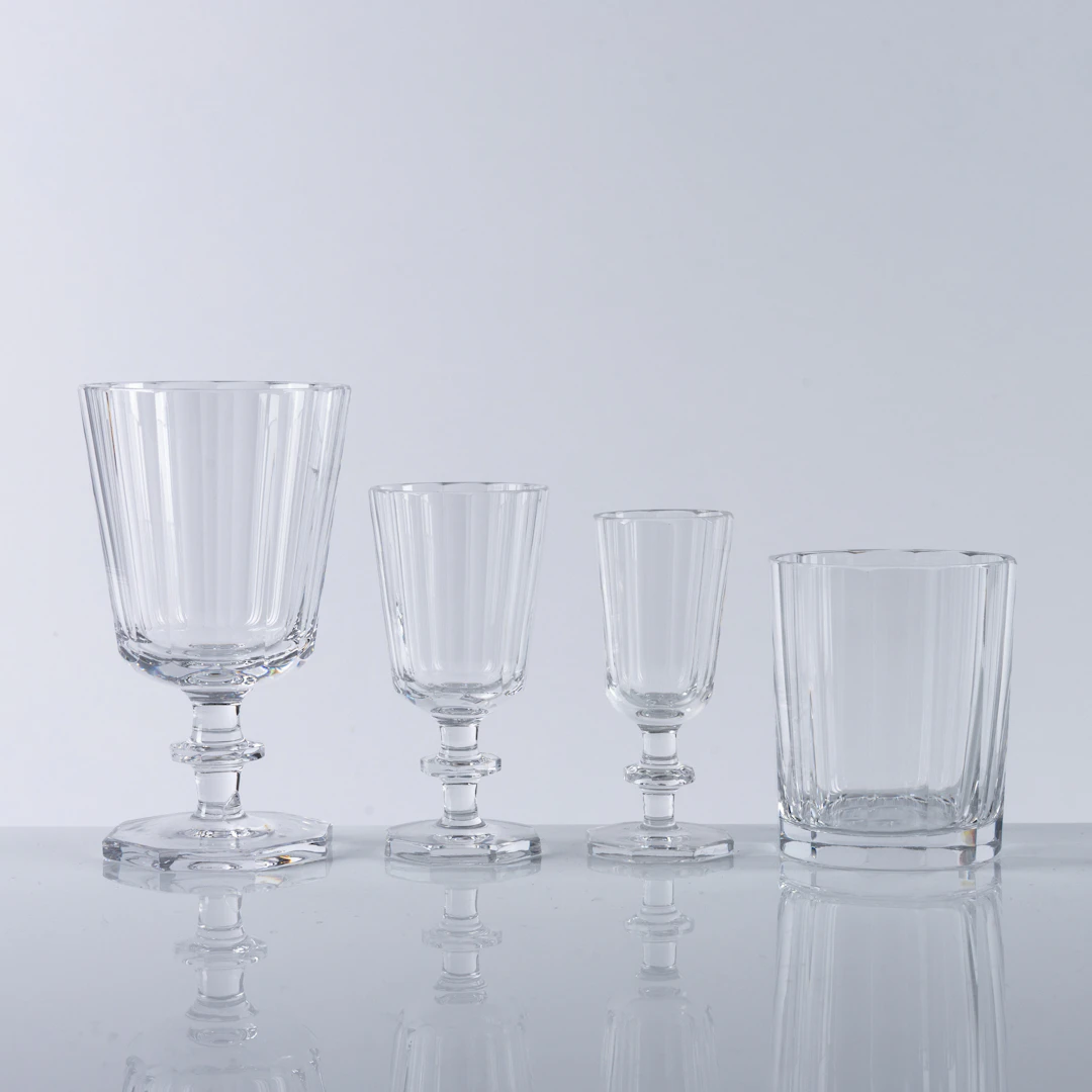 ELIS BERGH. Glas, 27 delar, "Karlberg", Kosta.